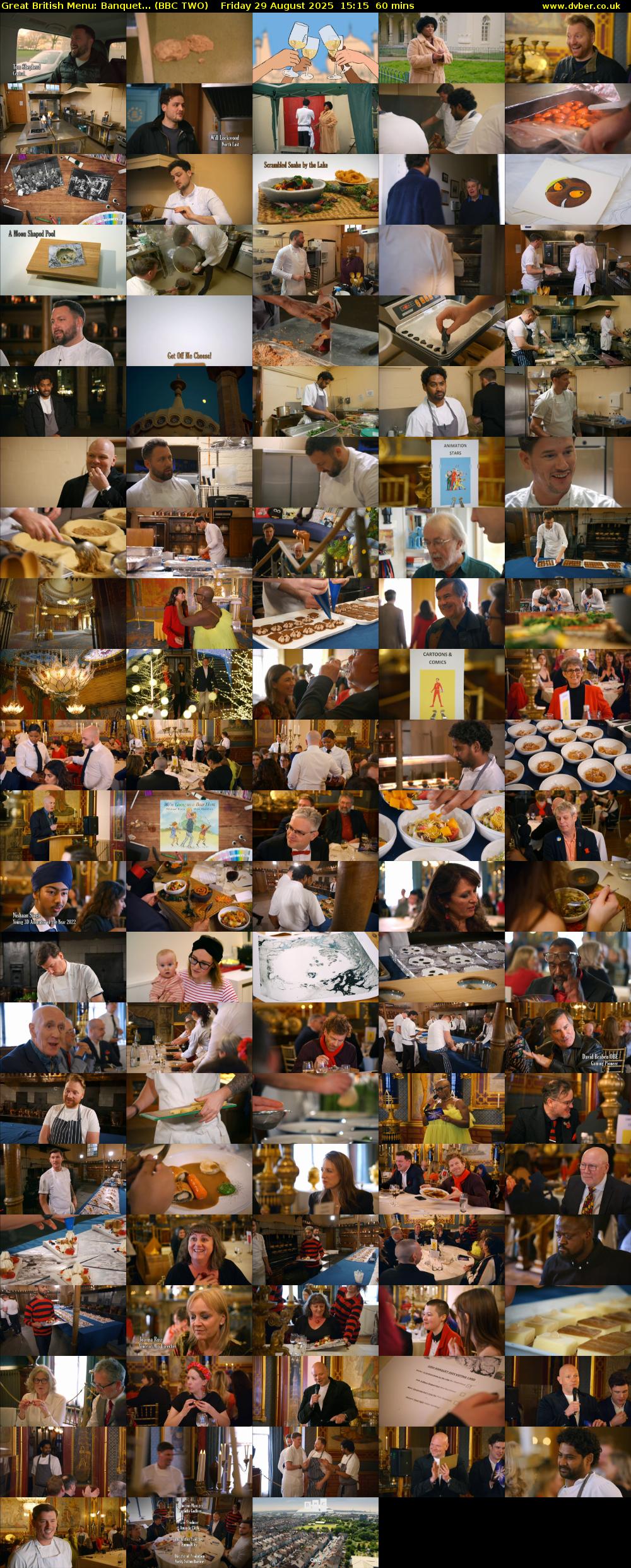 Great British Menu: Banquet... (BBC TWO) Friday 29 August 2025 15:15 - 16:15