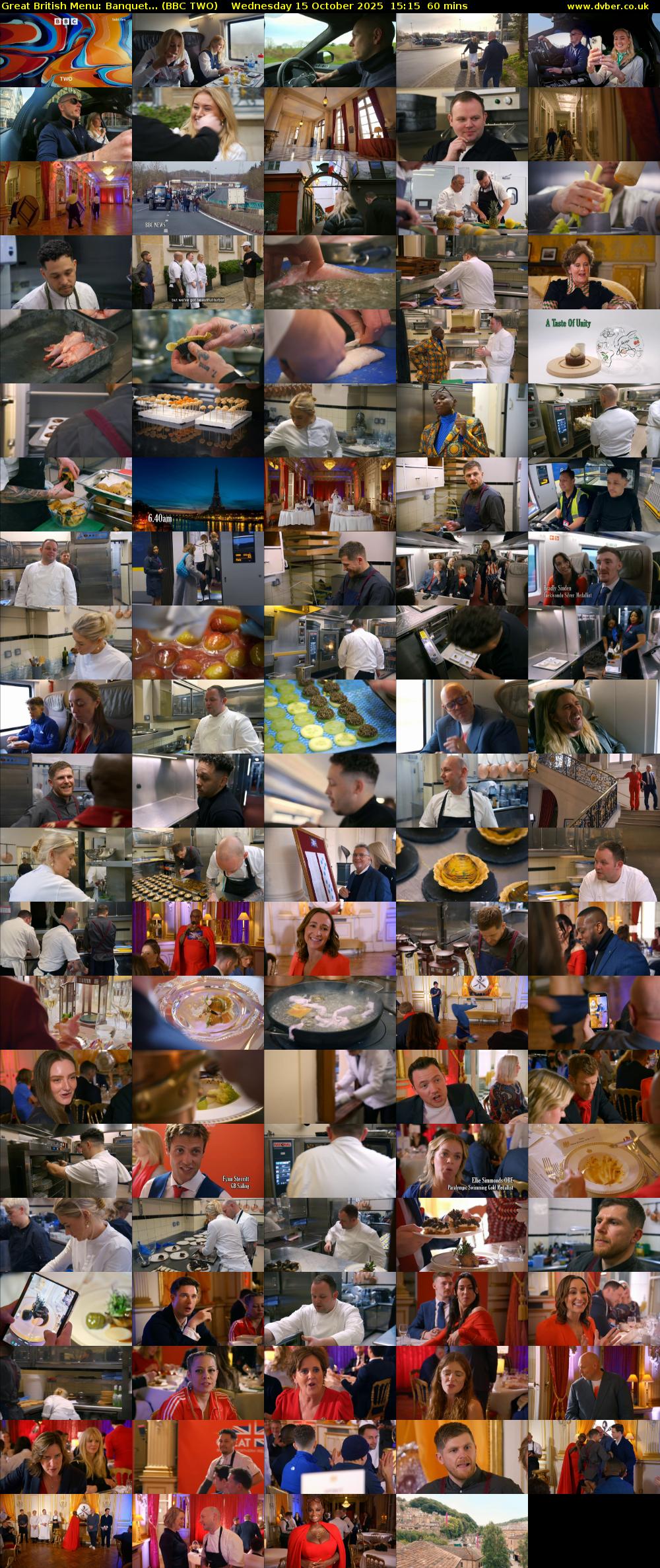 Great British Menu: Banquet... (BBC TWO) Wednesday 15 October 2025 15:15 - 16:15