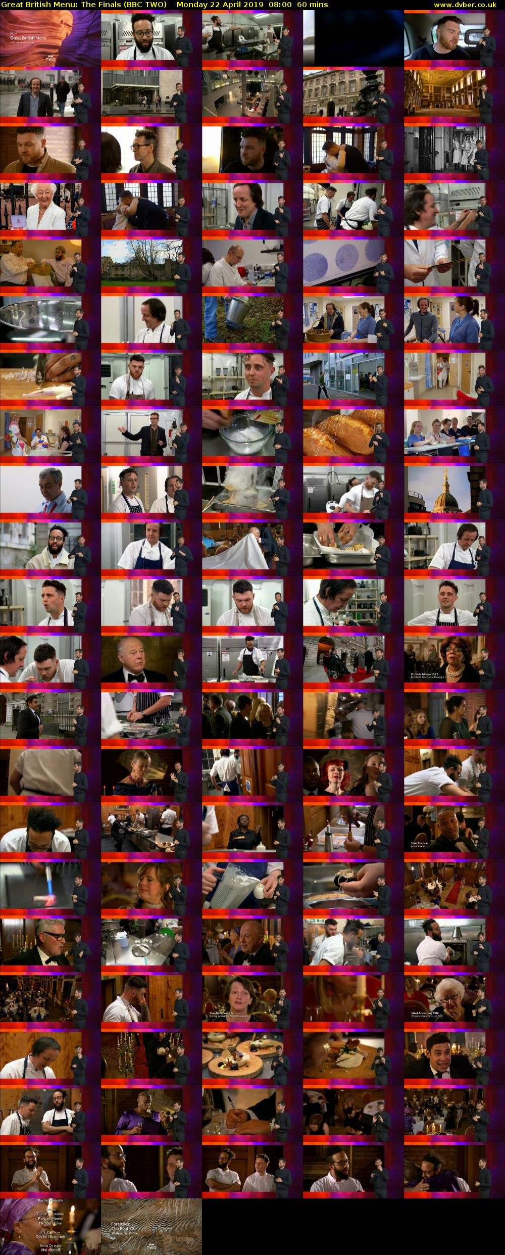 Great British Menu: The Finals (BBC TWO) Monday 22 April 2019 08:00 - 09:00