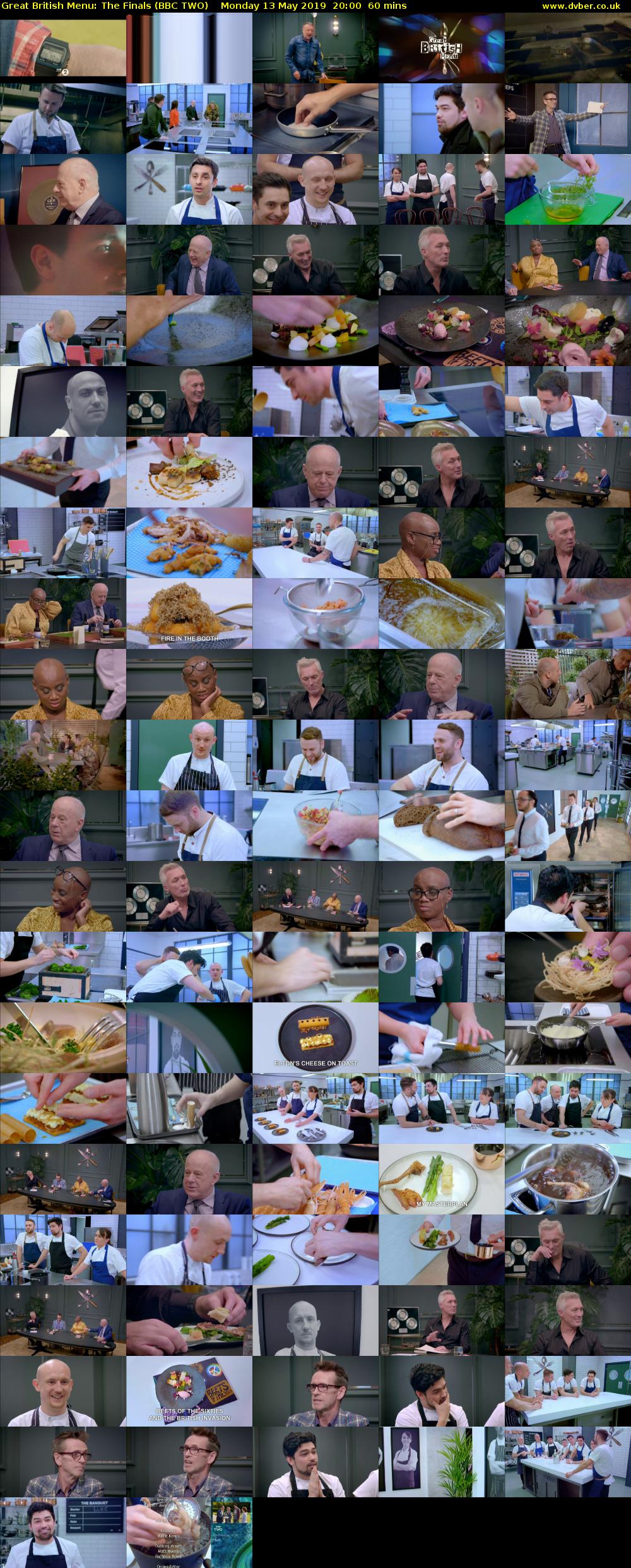Great British Menu: The Finals (BBC TWO) Monday 13 May 2019 20:00 - 21:00