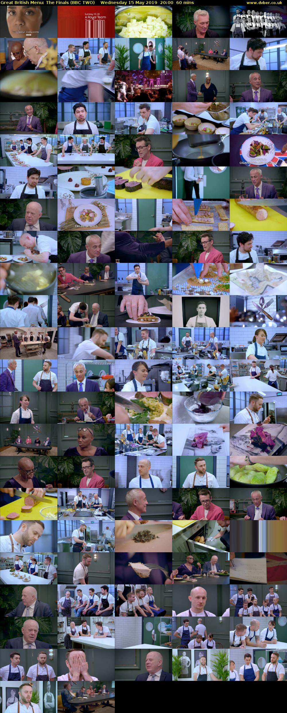 Great British Menu: The Finals (BBC TWO) Wednesday 15 May 2019 20:00 - 21:00
