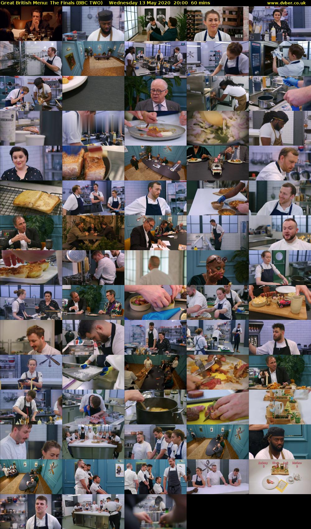 Great British Menu: The Finals (BBC TWO) Wednesday 13 May 2020 20:00 - 21:00