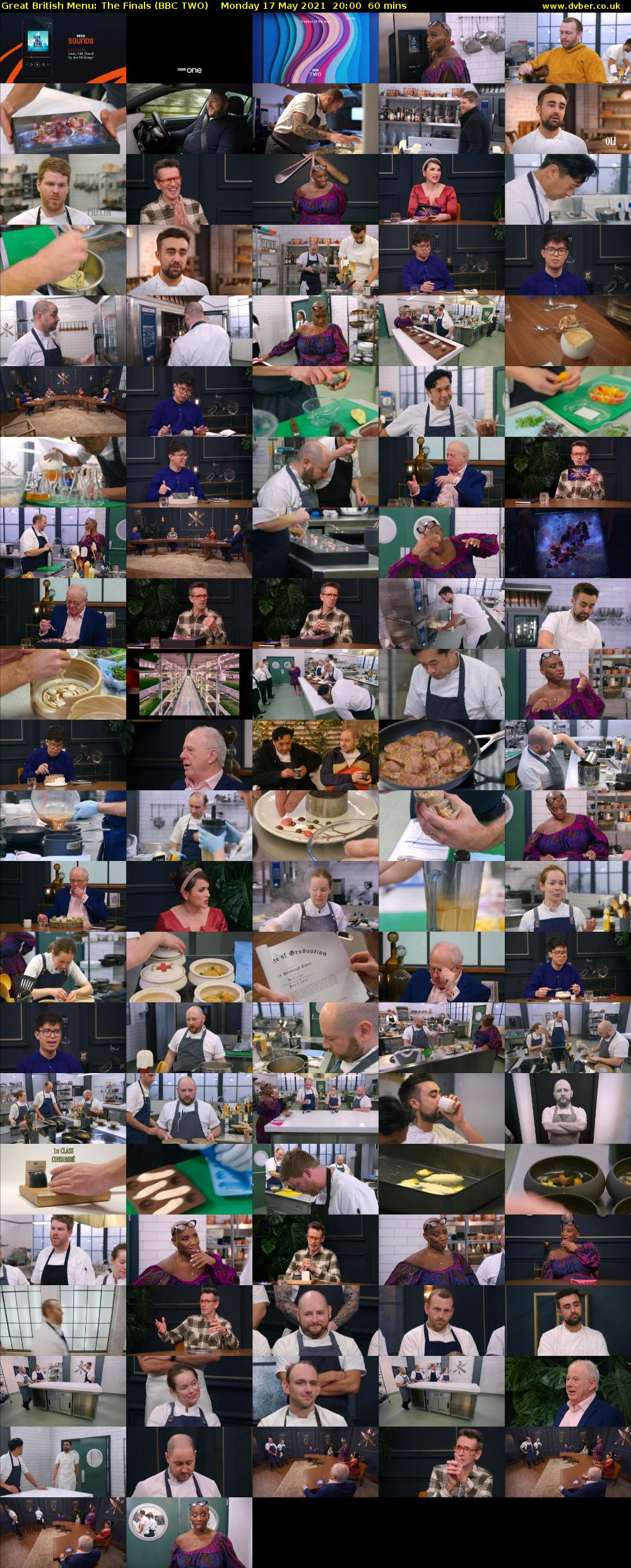 Great British Menu: The Finals (BBC TWO) Monday 17 May 2021 20:00 - 21:00