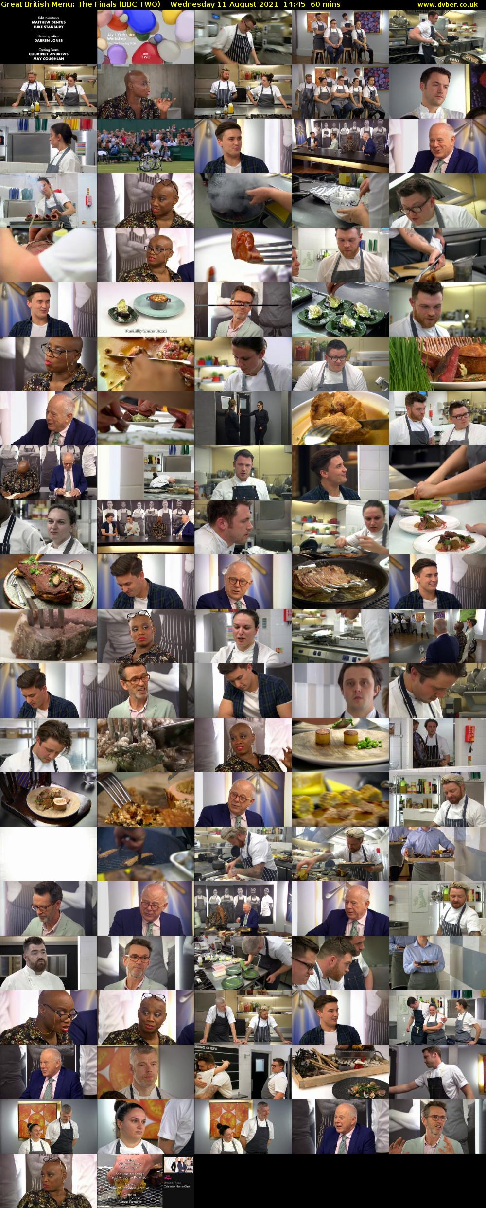 Great British Menu: The Finals (BBC TWO) Wednesday 11 August 2021 14:45 - 15:45