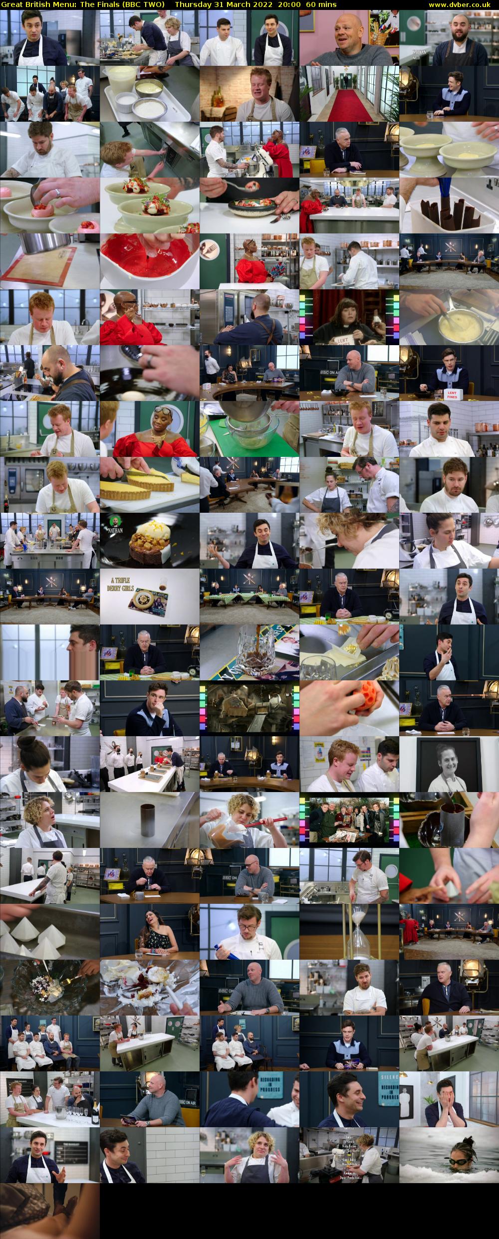 Great British Menu: The Finals (BBC TWO) Thursday 31 March 2022 20:00 - 21:00