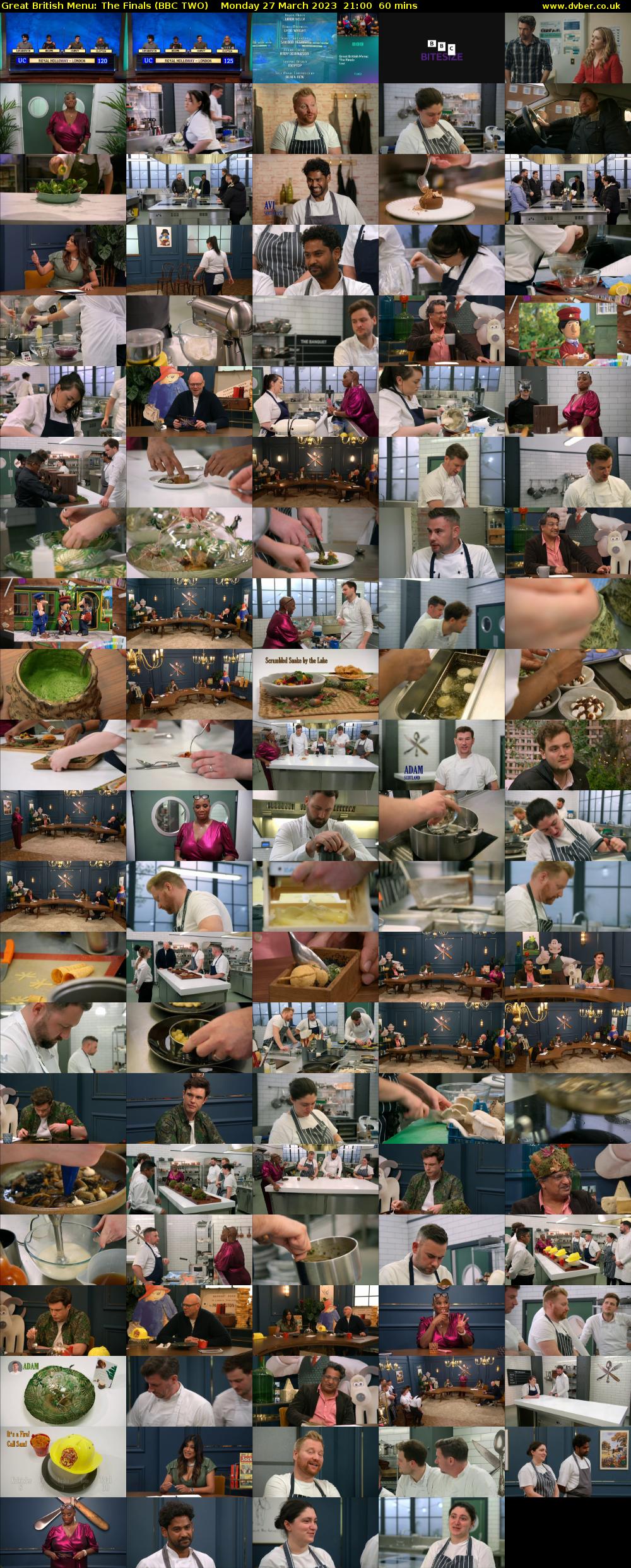 Great British Menu: The Finals (BBC TWO) Monday 27 March 2023 21:00 - 22:00