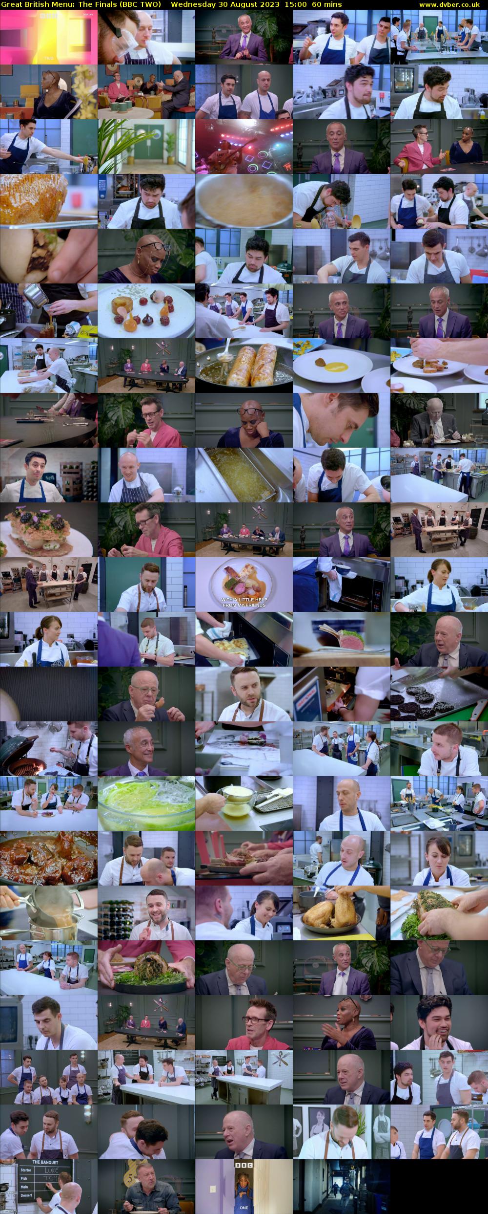 Great British Menu: The Finals (BBC TWO) Wednesday 30 August 2023 15:00 - 16:00
