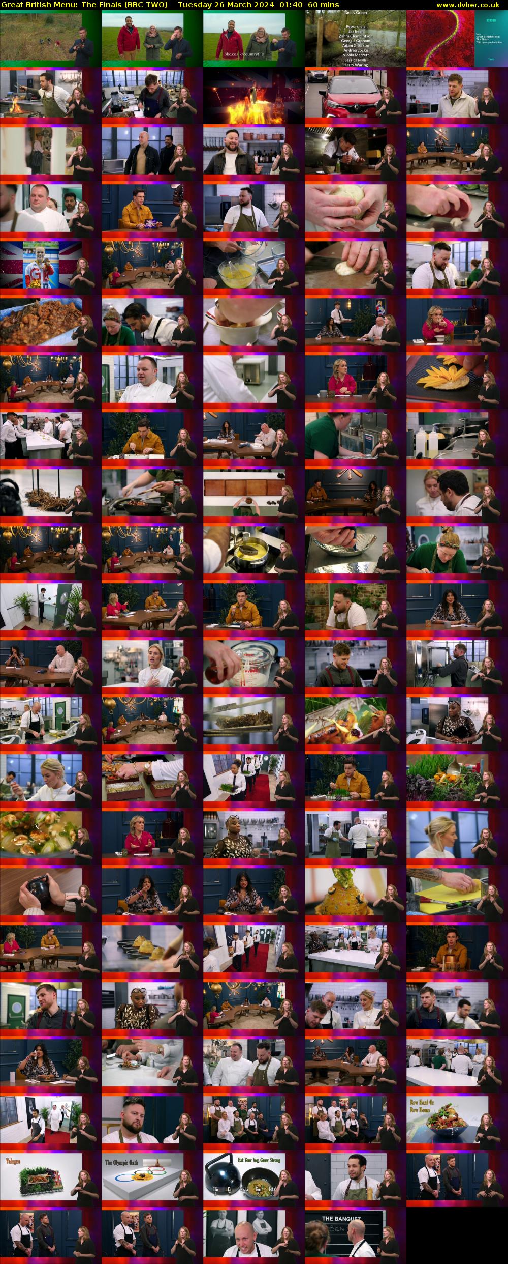 Great British Menu: The Finals (BBC TWO) Tuesday 26 March 2024 01:40 - 02:40
