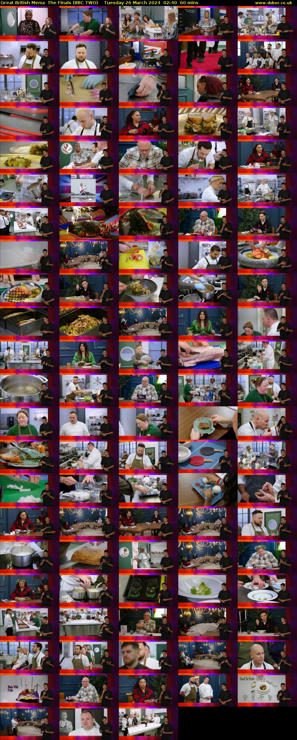 Great British Menu: The Finals (BBC TWO) Tuesday 26 March 2024 02:40 - 03:40