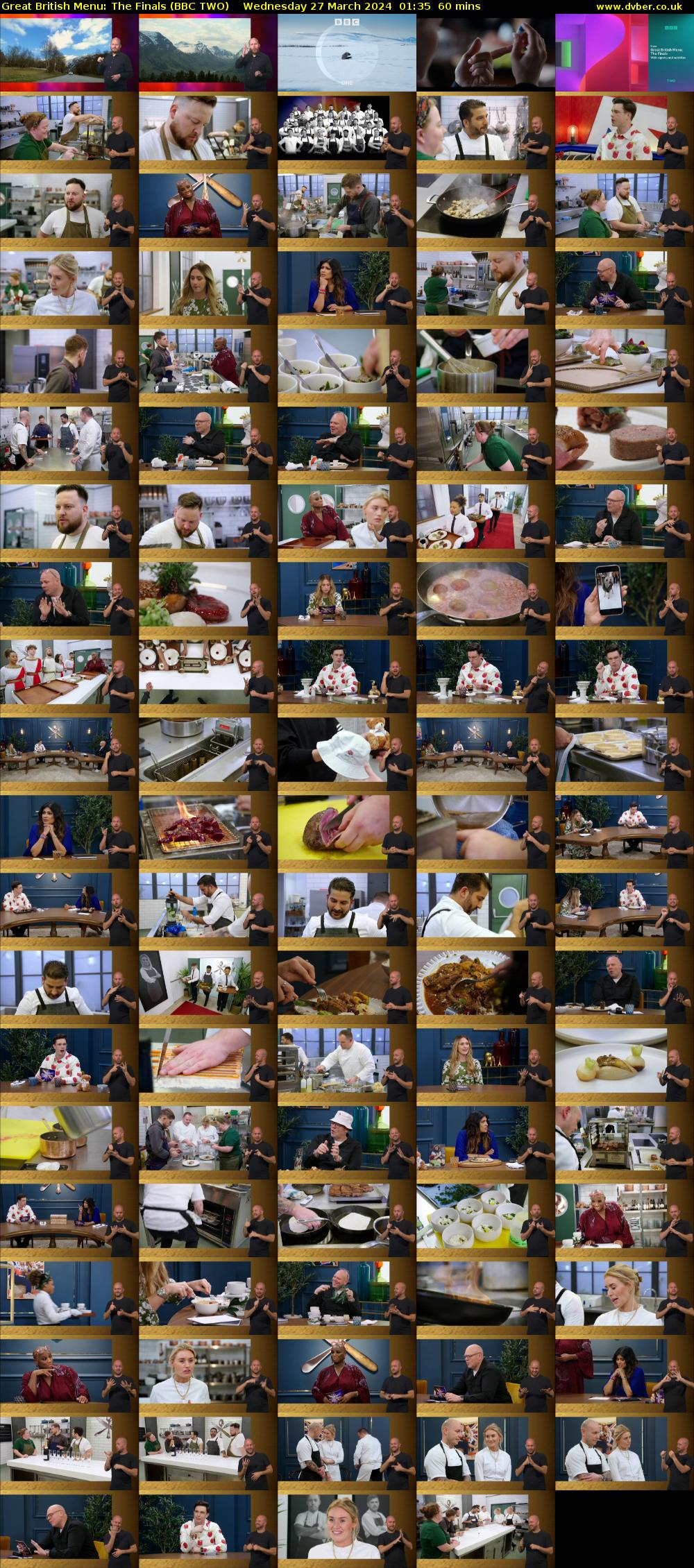Great British Menu: The Finals (BBC TWO) Wednesday 27 March 2024 01:35 - 02:35