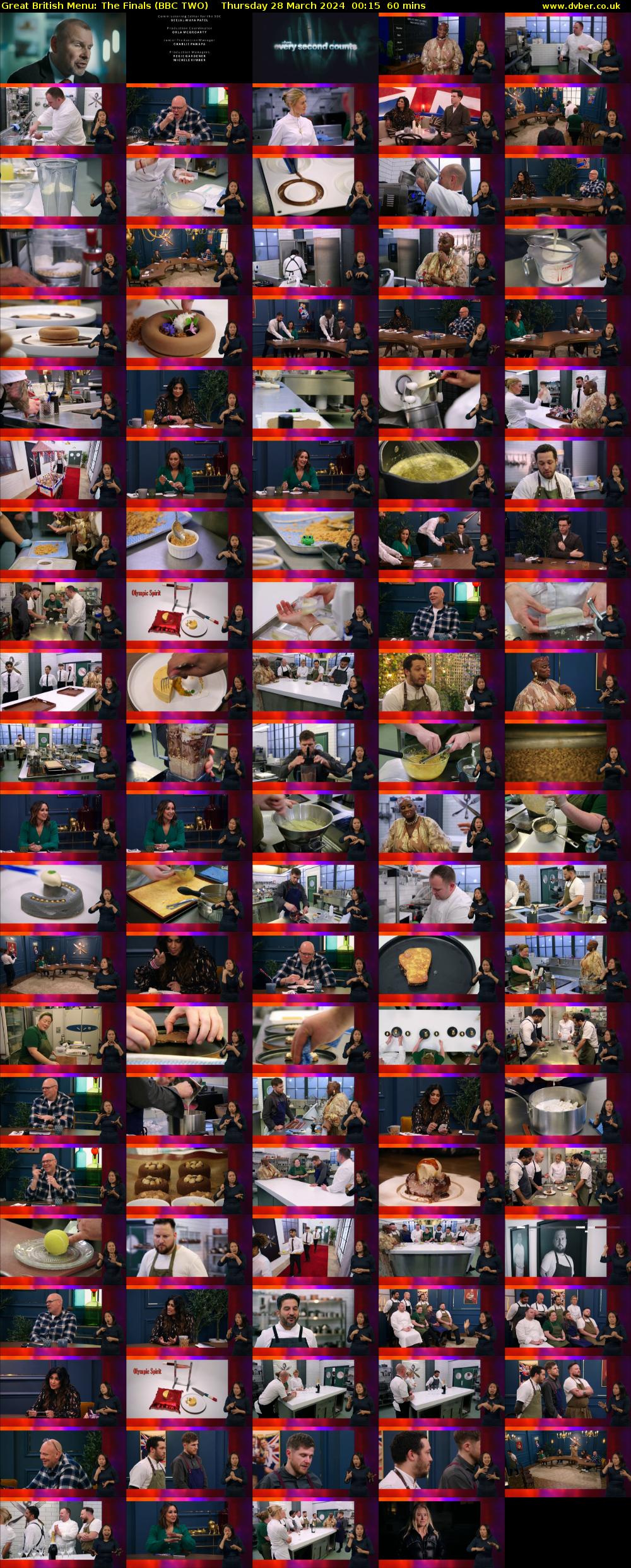 Great British Menu: The Finals (BBC TWO) Thursday 28 March 2024 00:15 - 01:15