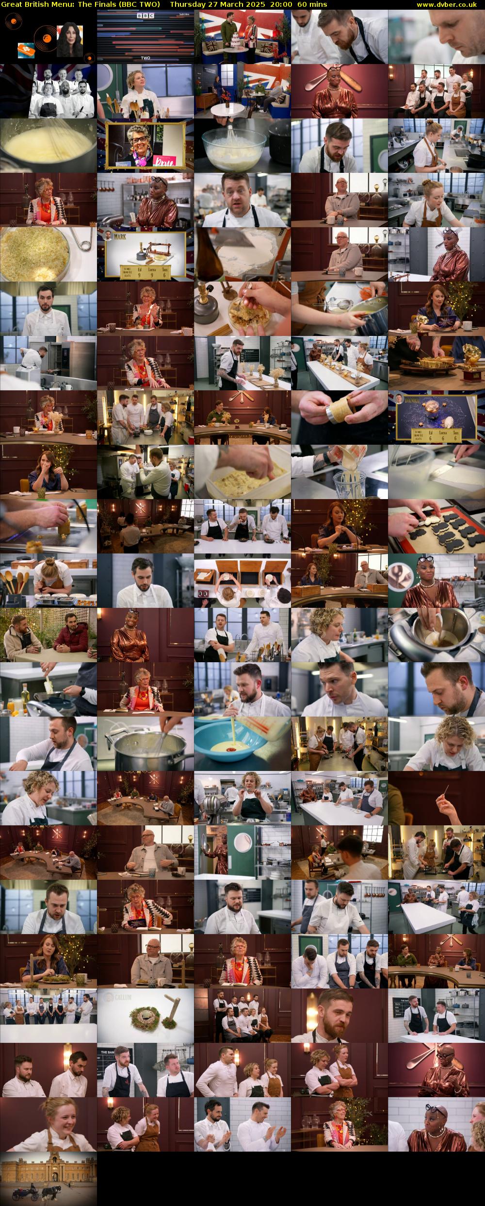 Great British Menu: The Finals (BBC TWO) Thursday 27 March 2025 20:00 - 21:00