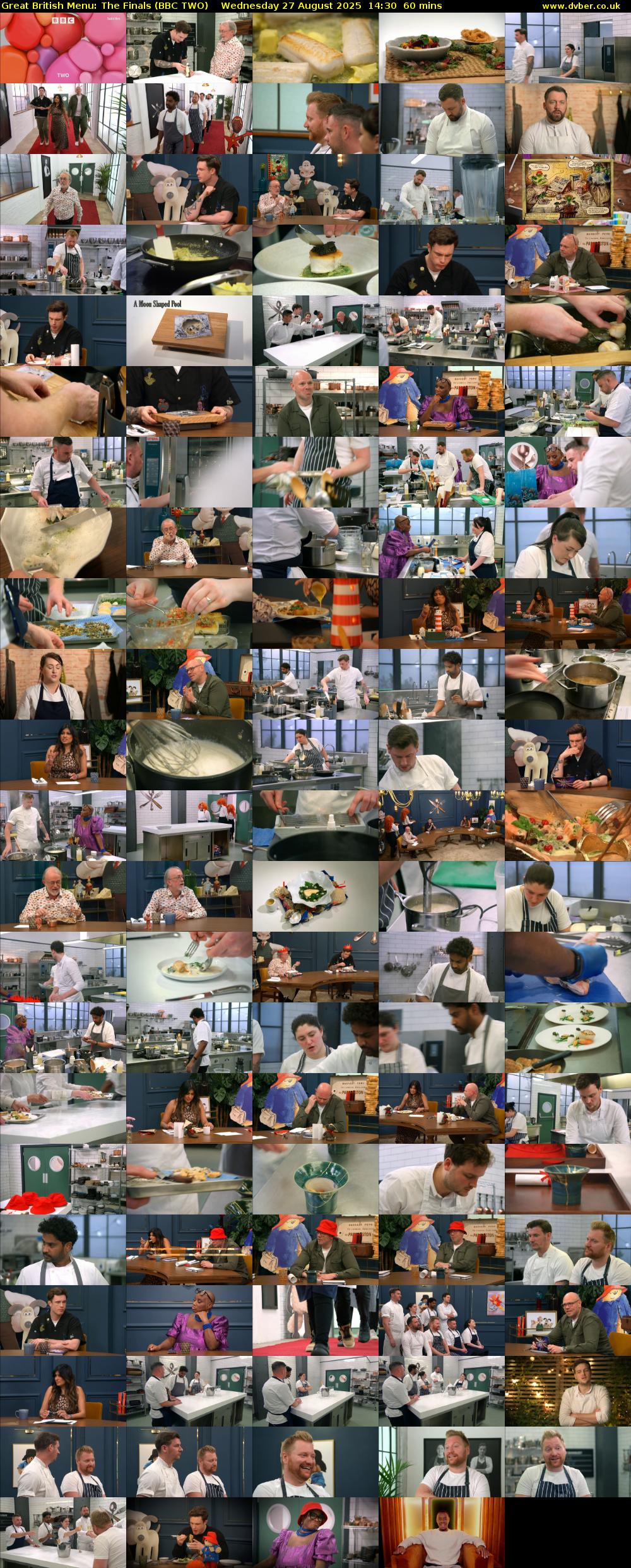 Great British Menu: The Finals (BBC TWO) Wednesday 27 August 2025 14:30 - 15:30