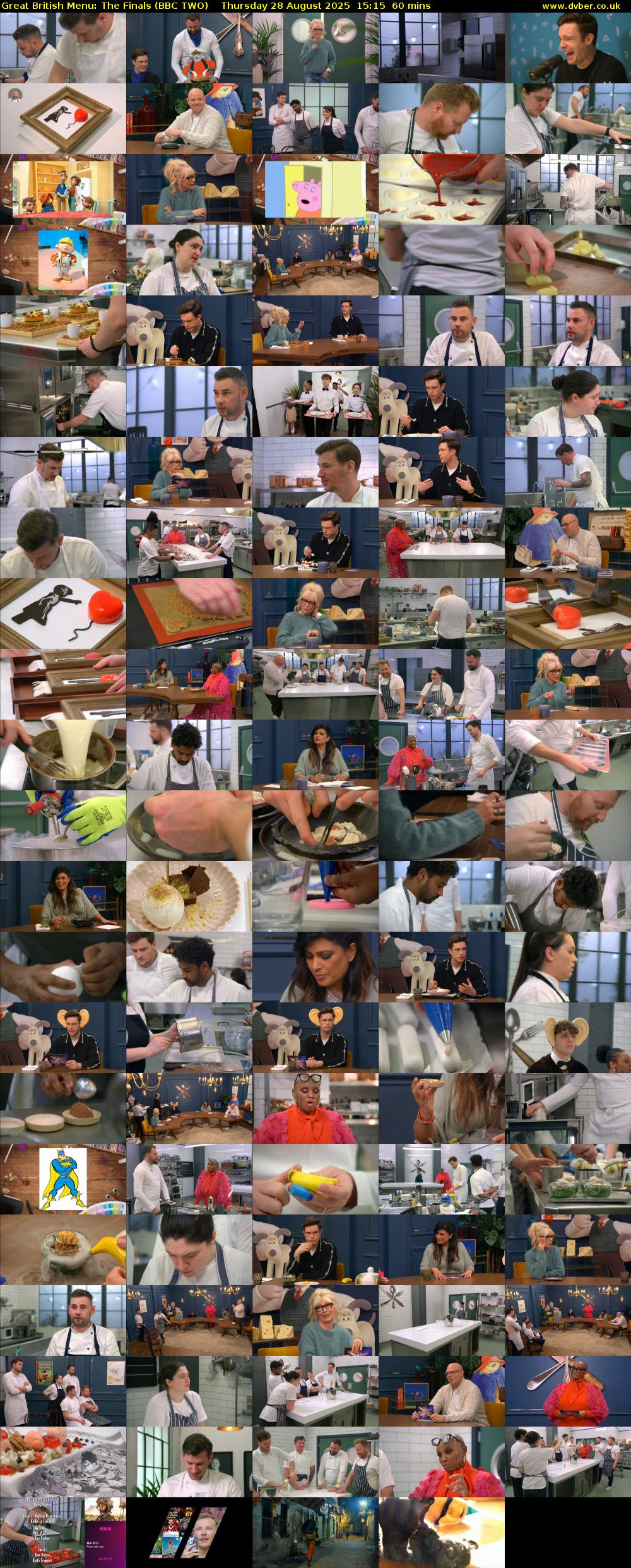 Great British Menu: The Finals (BBC TWO) Thursday 28 August 2025 15:15 - 16:15