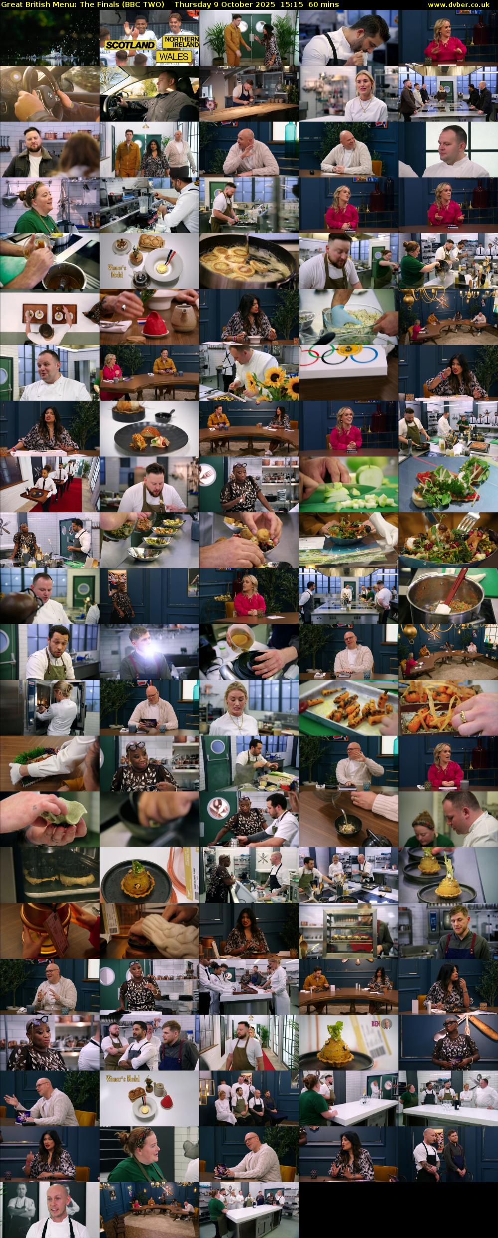 Great British Menu: The Finals (BBC TWO) Thursday 9 October 2025 15:15 - 16:15