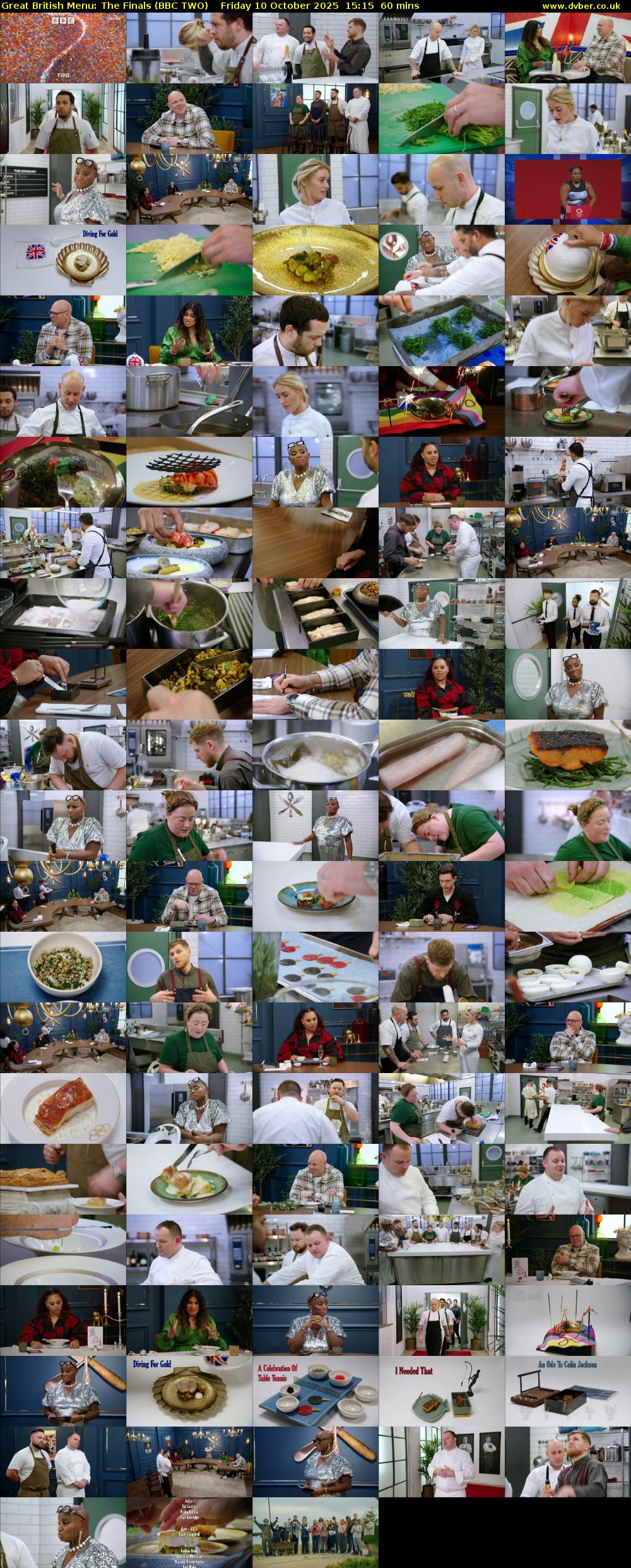 Great British Menu: The Finals (BBC TWO) Friday 10 October 2025 15:15 - 16:15