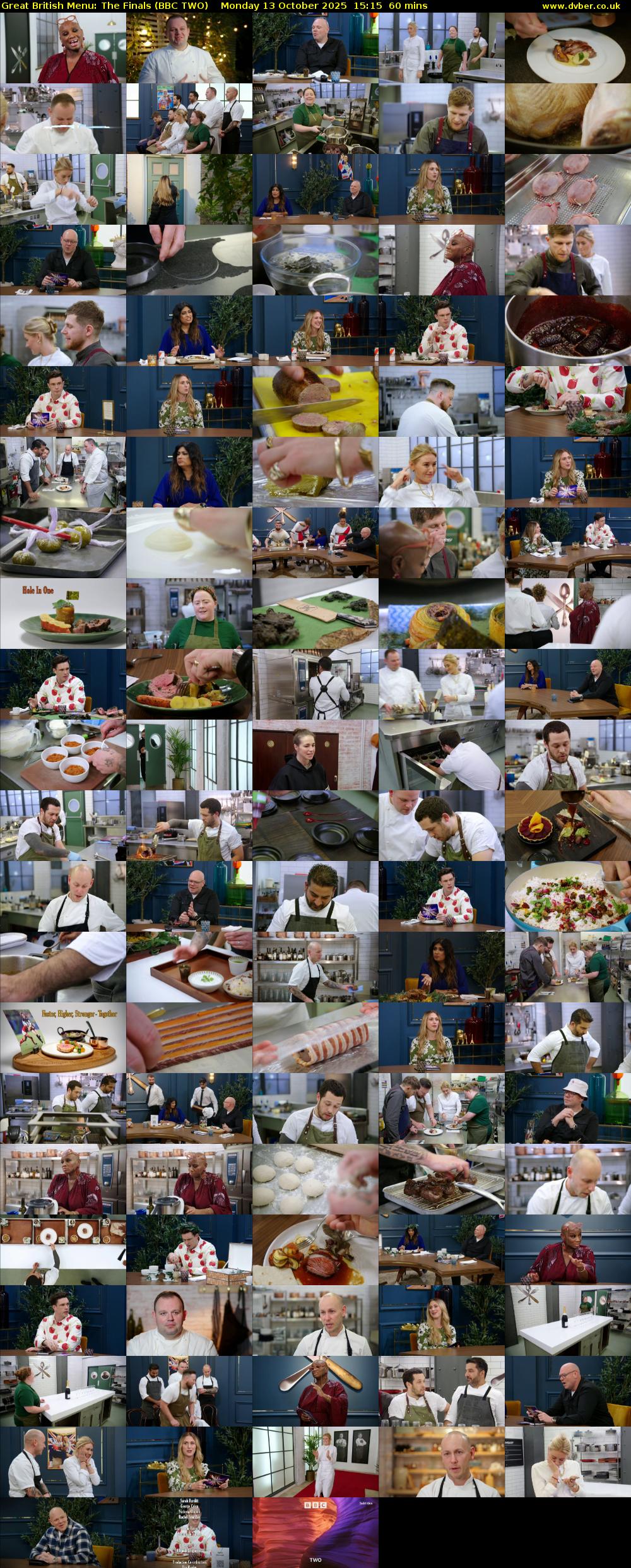 Great British Menu: The Finals (BBC TWO) Monday 13 October 2025 15:15 - 16:15