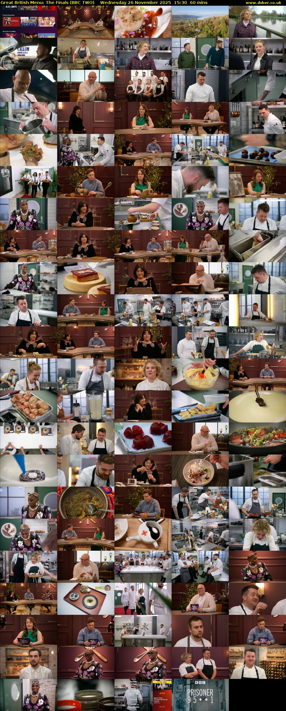 Great British Menu: The Finals (BBC TWO) Wednesday 26 November 2025 15:30 - 16:30