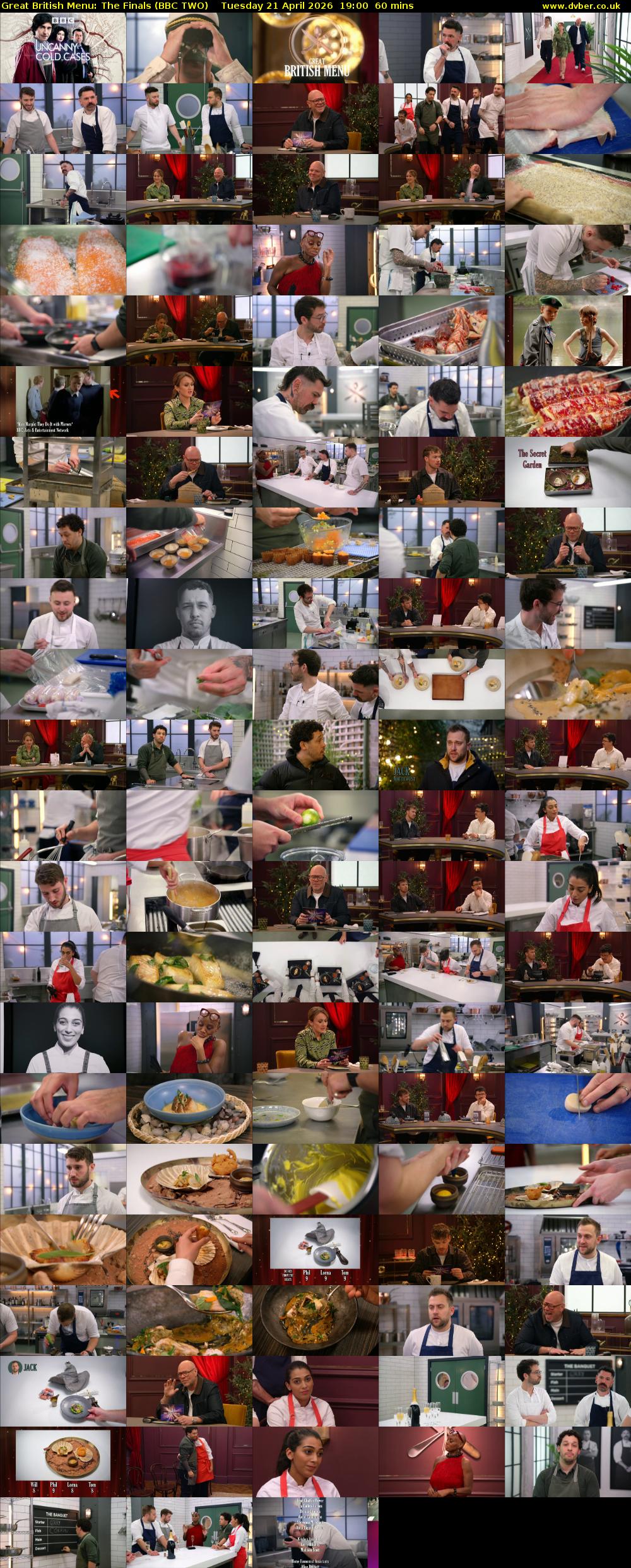 Great British Menu: The Finals (BBC TWO) Tuesday 21 April 2026 19:00 - 20:00
