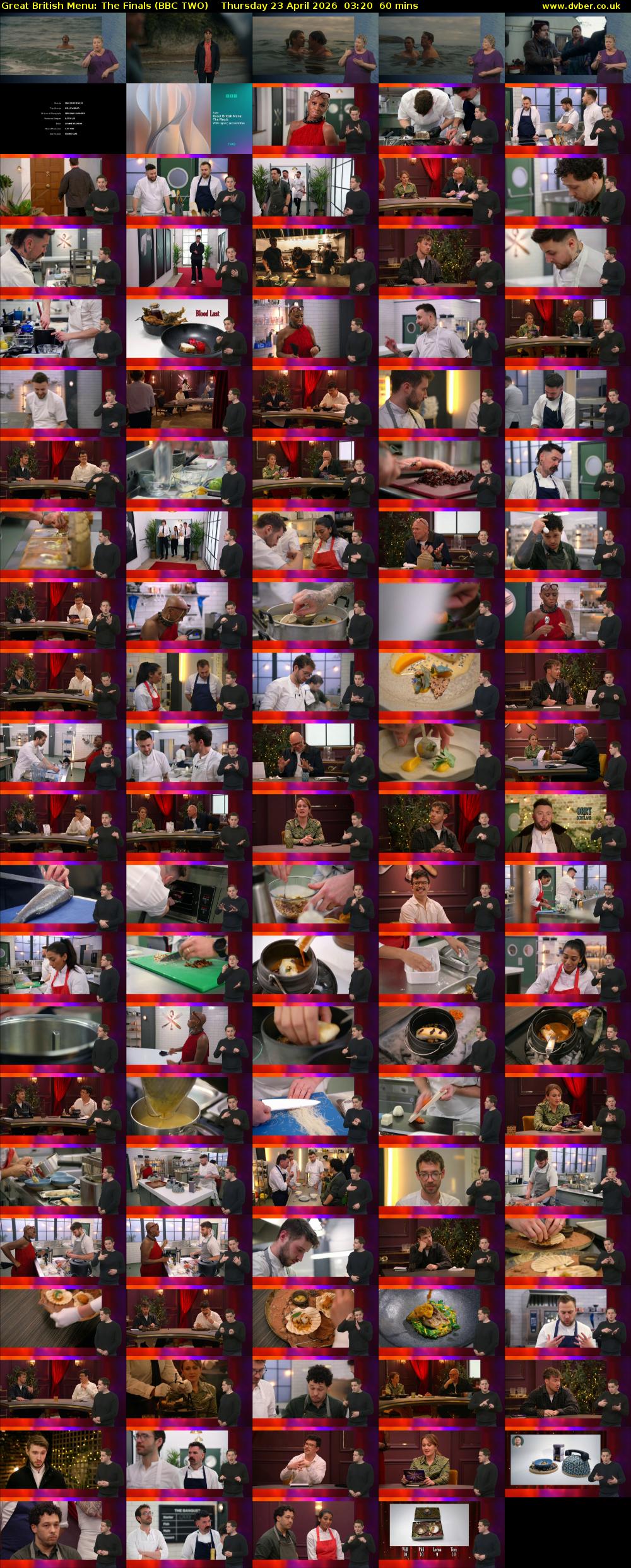 Great British Menu: The Finals (BBC TWO) Thursday 23 April 2026 03:20 - 04:20