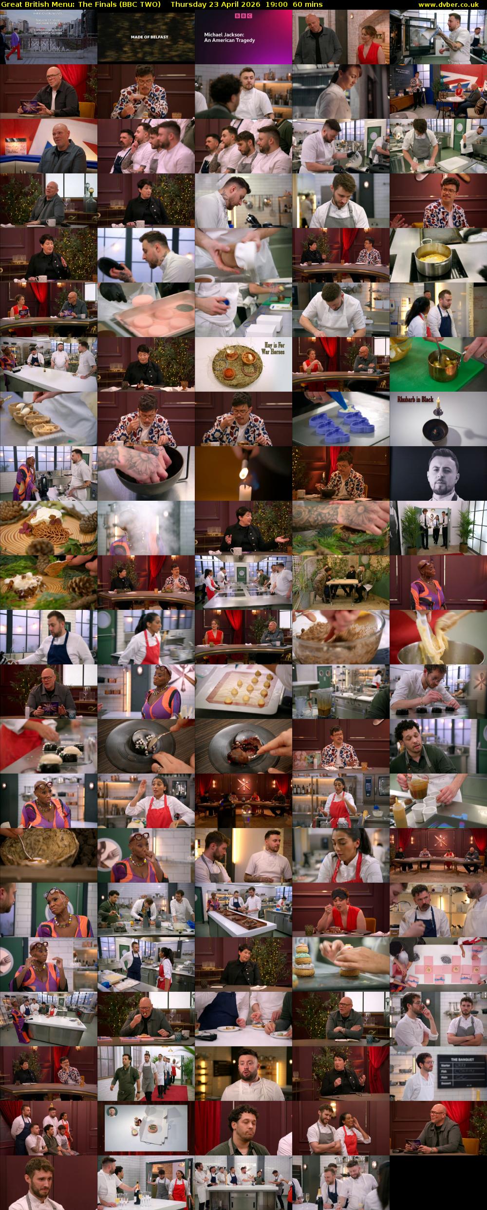 Great British Menu: The Finals (BBC TWO) Thursday 23 April 2026 19:00 - 20:00