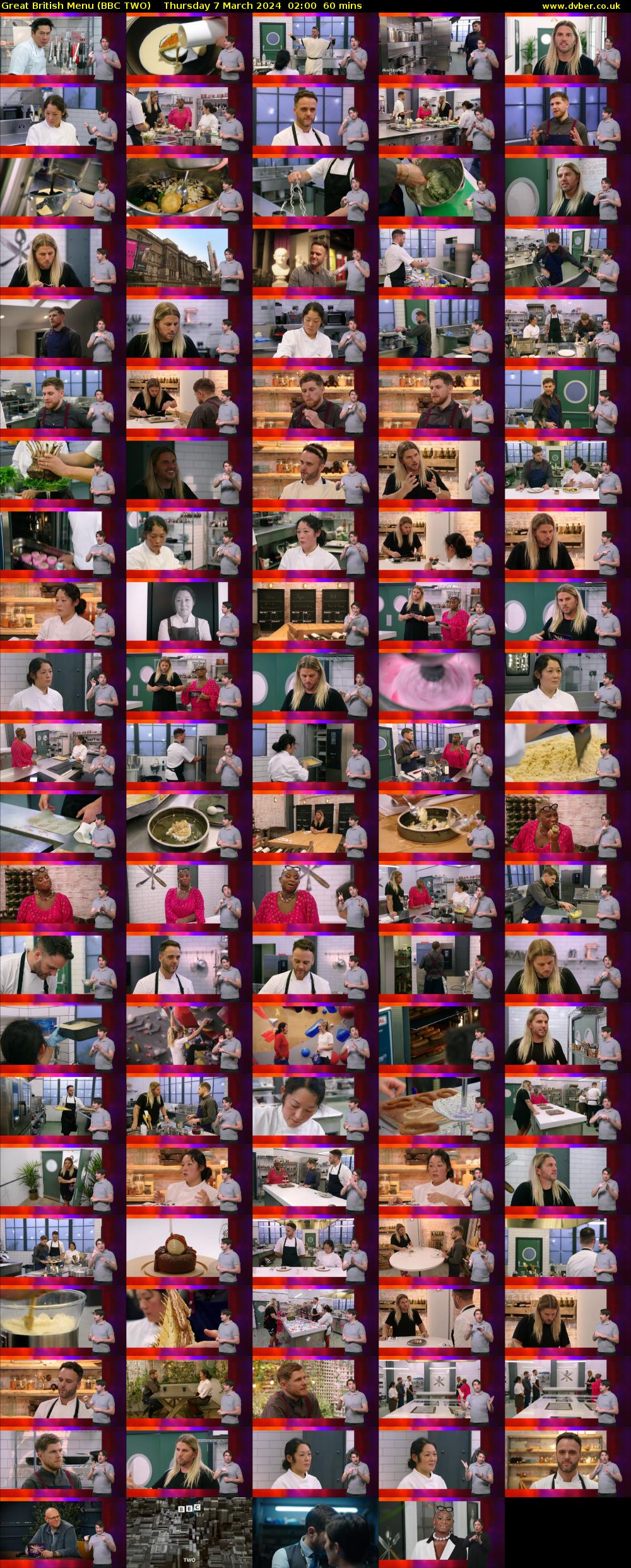 Great British Menu (BBC TWO) Thursday 7 March 2024 02:00 - 03:00