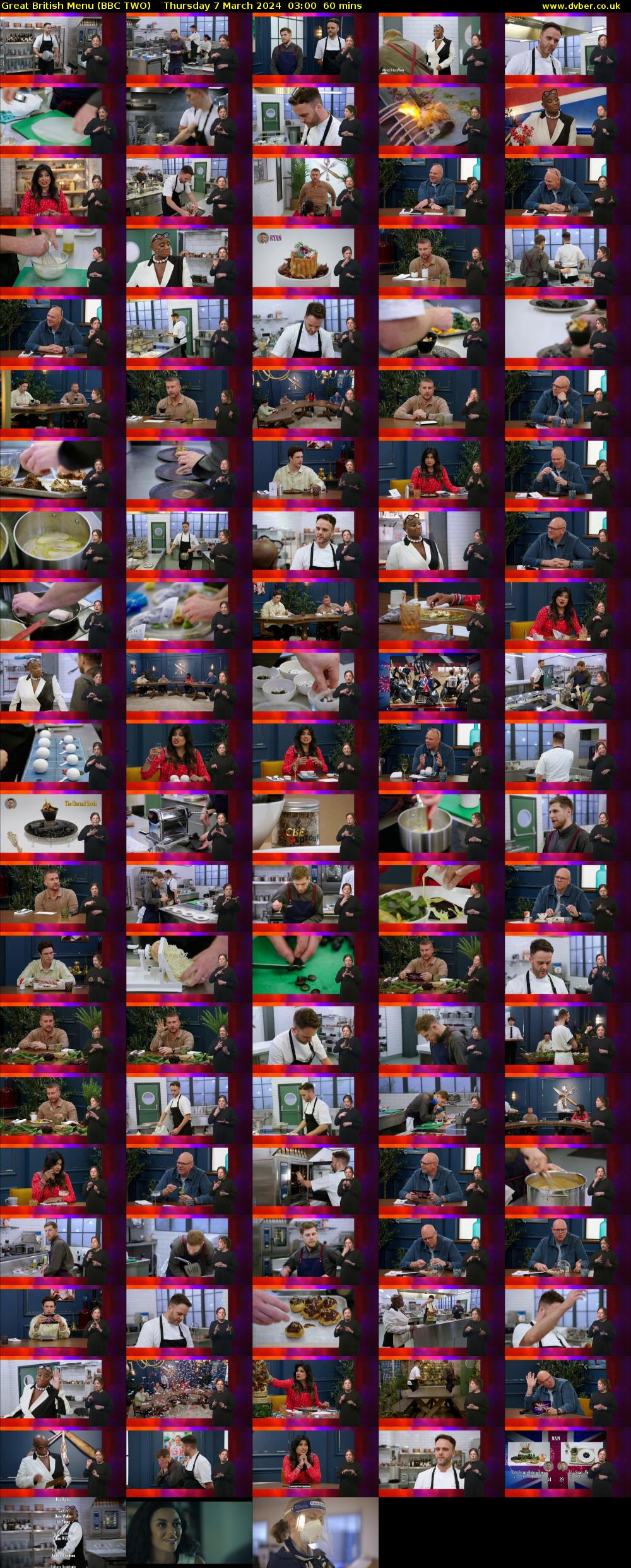 Great British Menu (BBC TWO) Thursday 7 March 2024 03:00 - 04:00