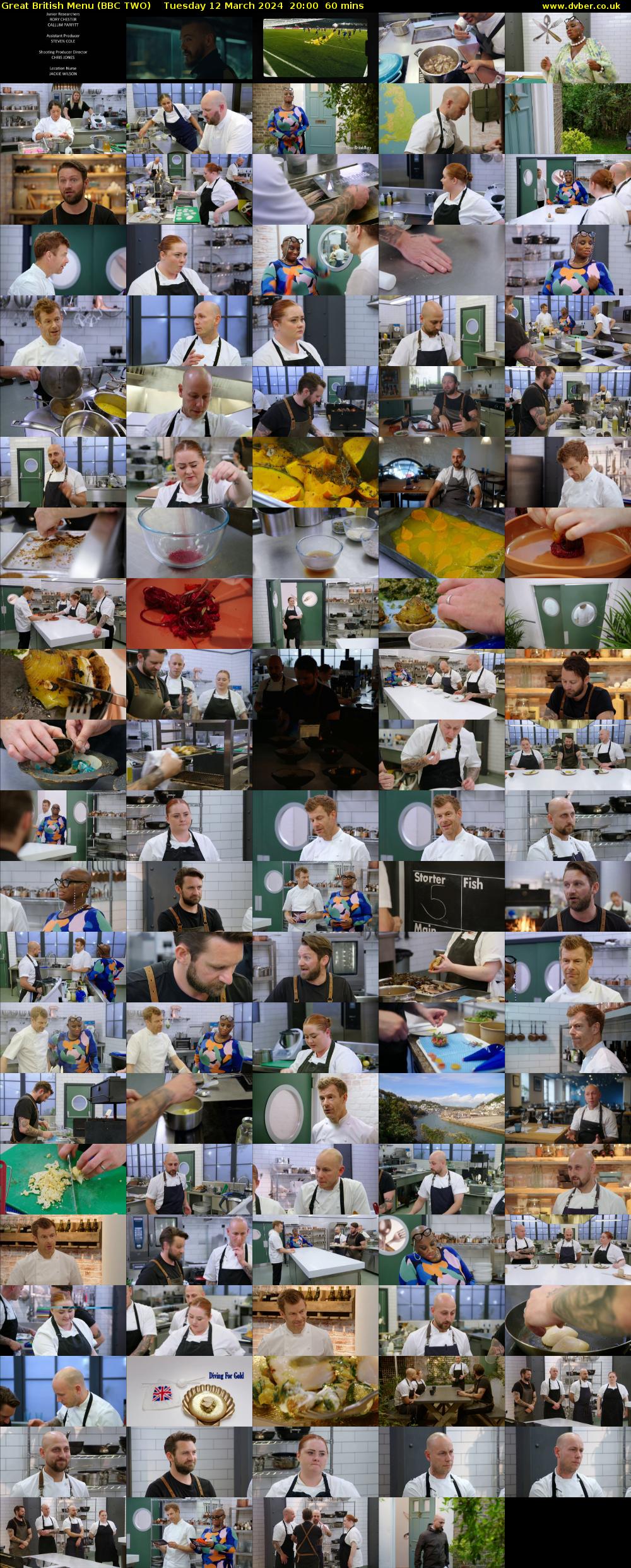Great British Menu (BBC TWO) Tuesday 12 March 2024 20:00 - 21:00