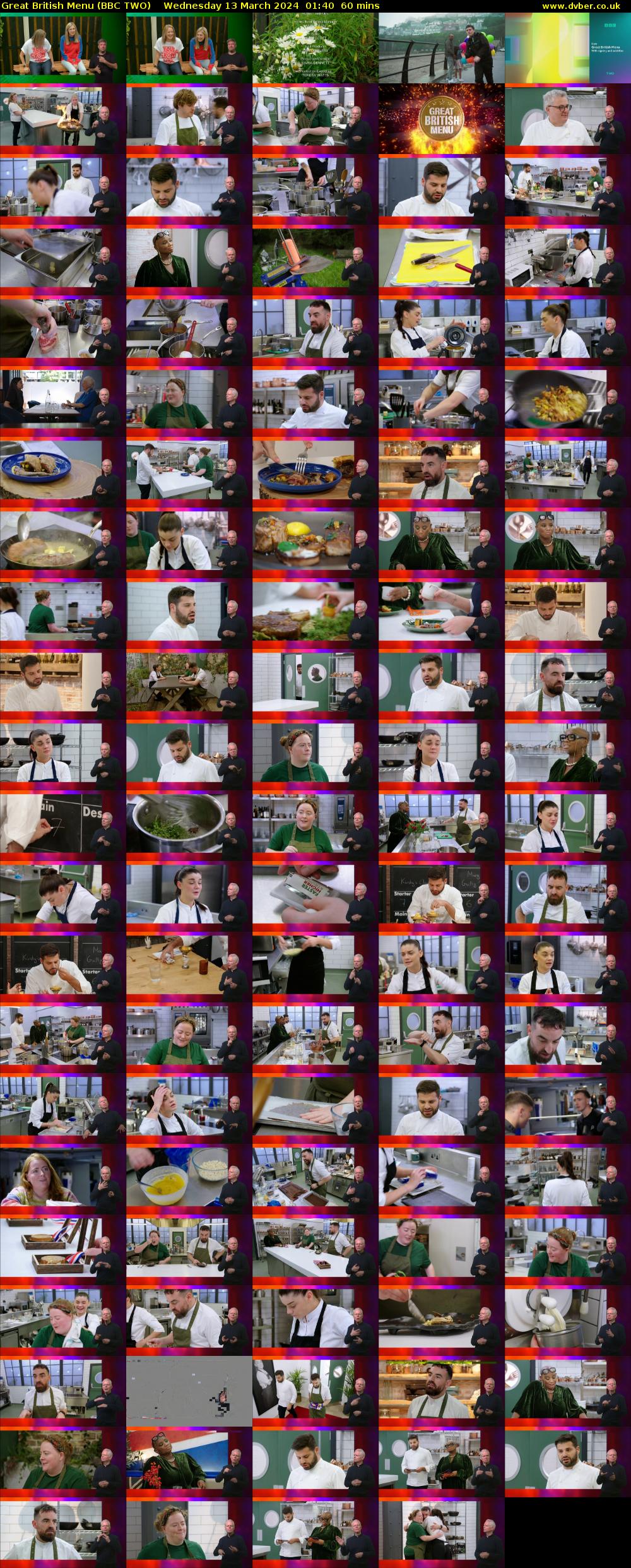Great British Menu (BBC TWO) Wednesday 13 March 2024 01:40 - 02:40