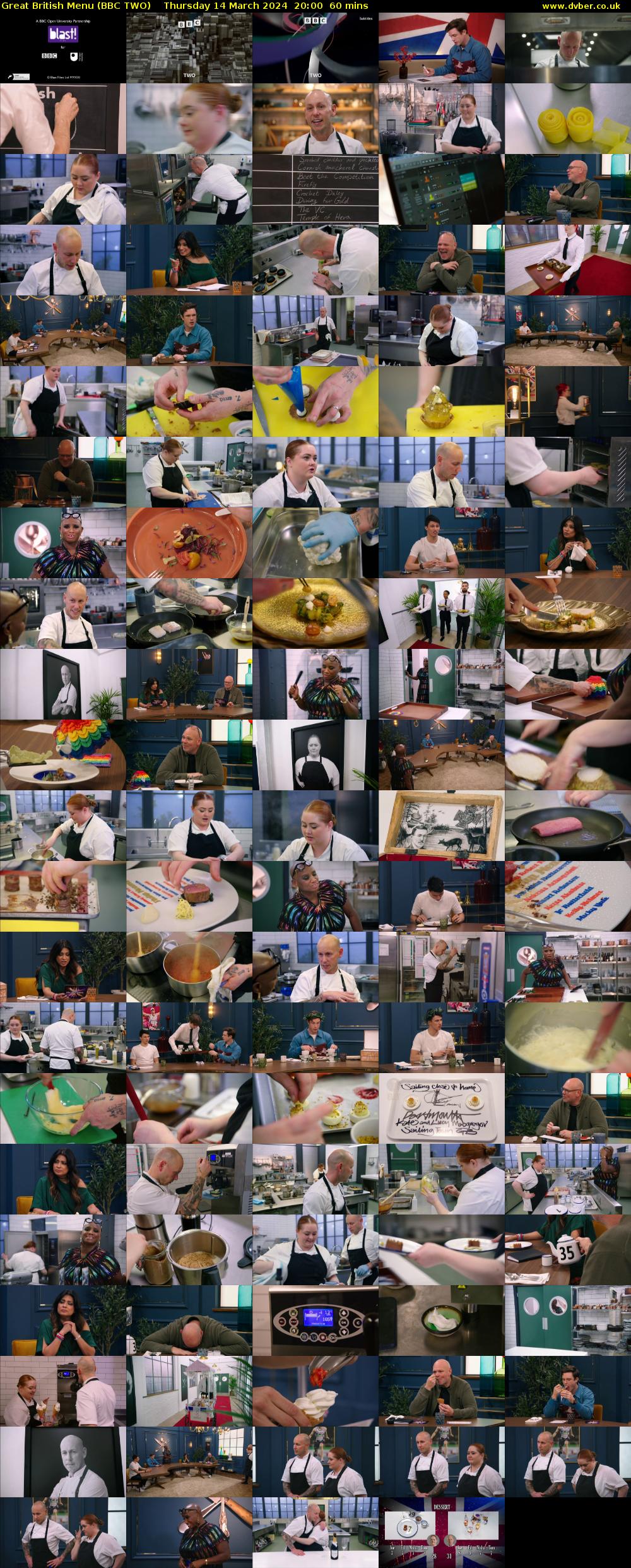 Great British Menu (BBC TWO) Thursday 14 March 2024 20:00 - 21:00