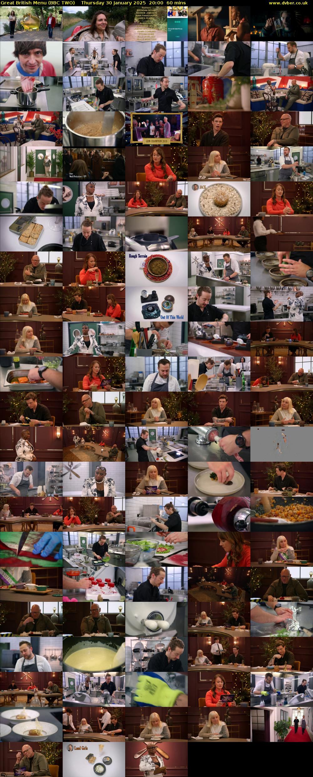 Great British Menu (BBC TWO) Thursday 30 January 2025 20:00 - 21:00