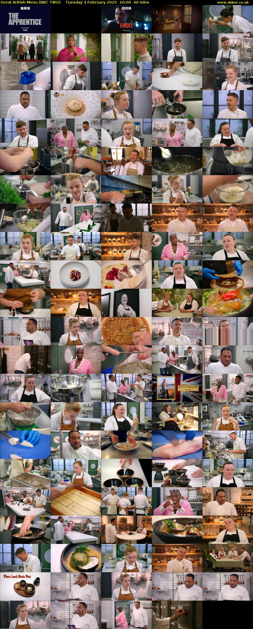 Great British Menu (BBC TWO) Tuesday 4 February 2025 20:00 - 21:00