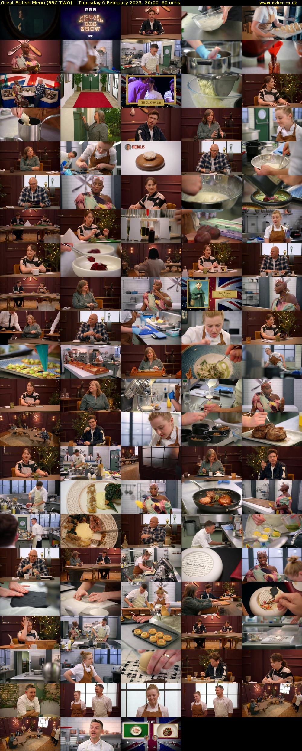 Great British Menu (BBC TWO) Thursday 6 February 2025 20:00 - 21:00