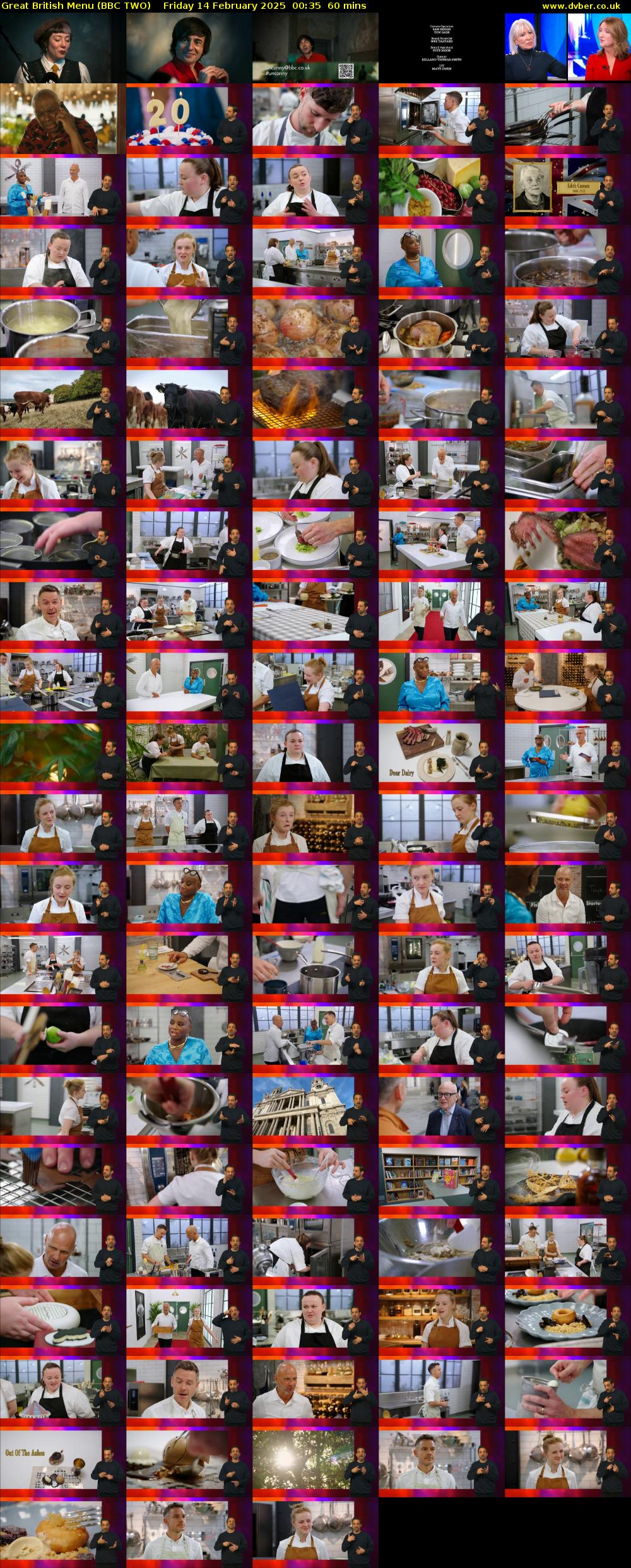 Great British Menu (BBC TWO) Friday 14 February 2025 00:35 - 01:35
