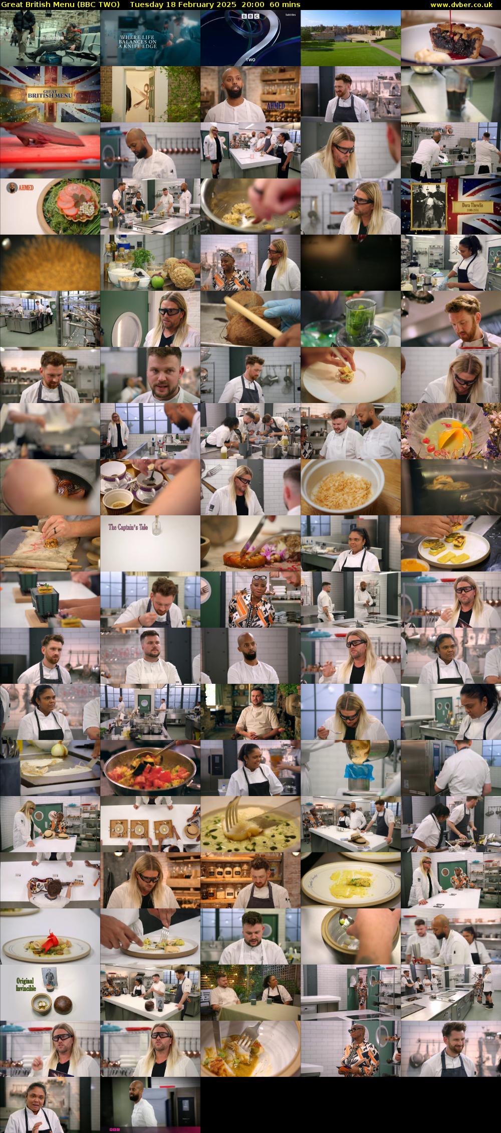 Great British Menu (BBC TWO) Tuesday 18 February 2025 20:00 - 21:00