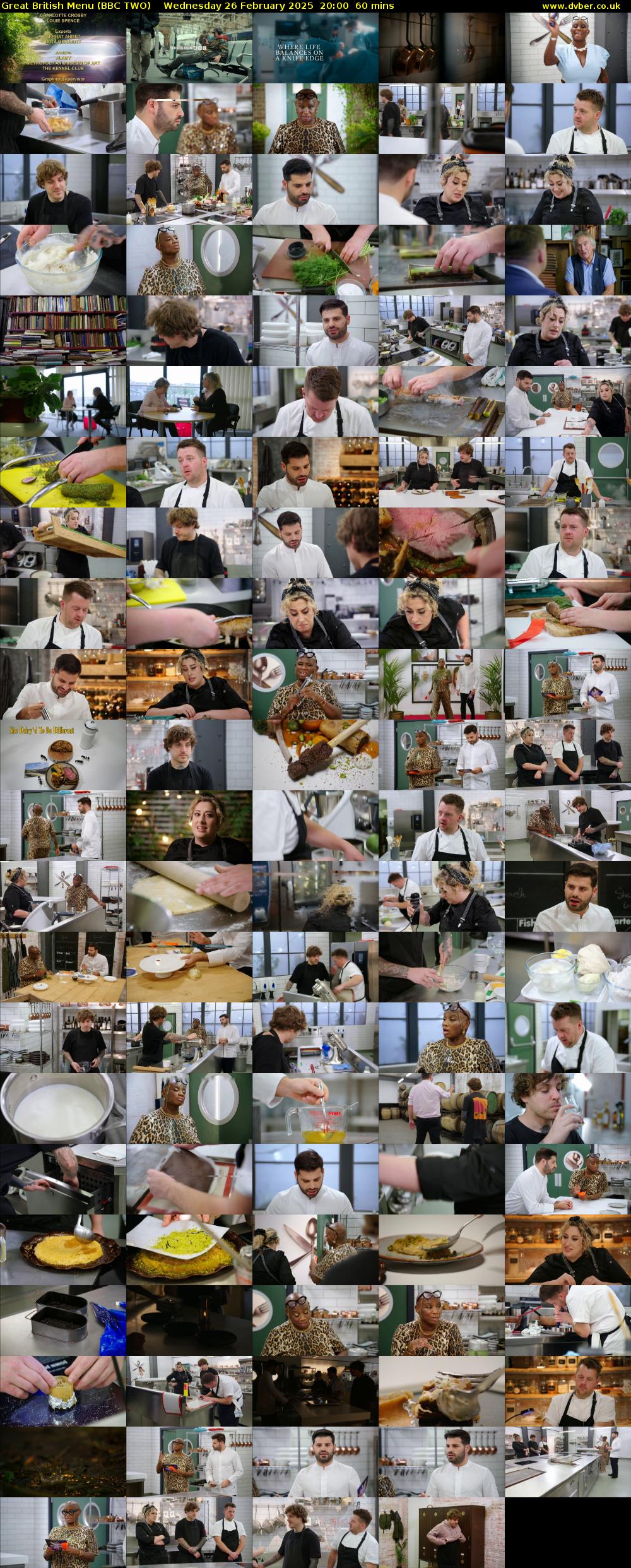 Great British Menu (BBC TWO) Wednesday 26 February 2025 20:00 - 21:00