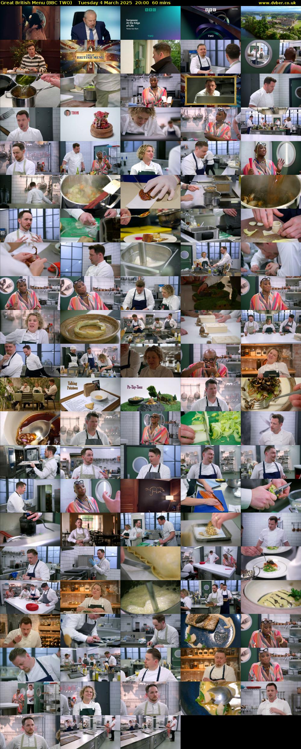 Great British Menu (BBC TWO) Tuesday 4 March 2025 20:00 - 21:00