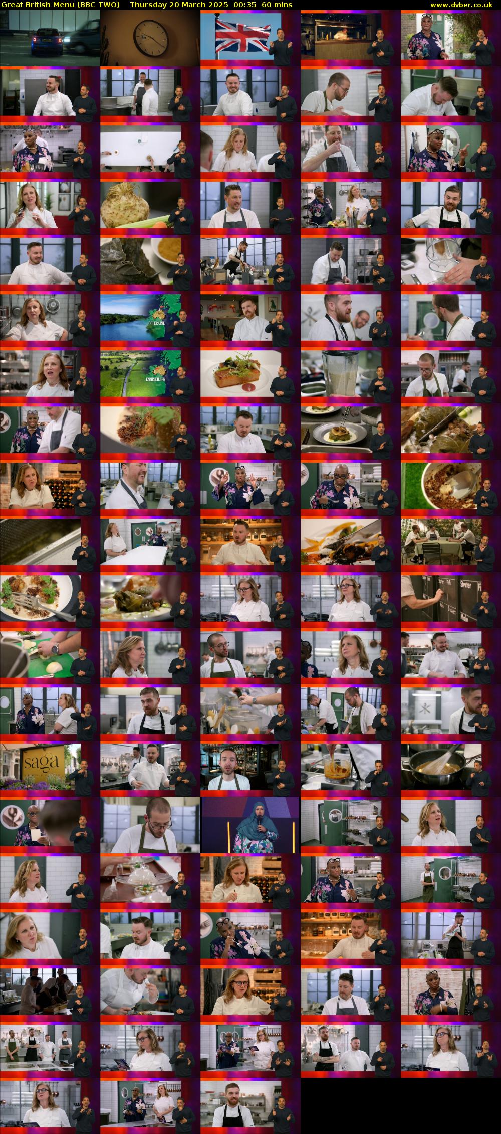 Great British Menu (BBC TWO) Thursday 20 March 2025 00:35 - 01:35