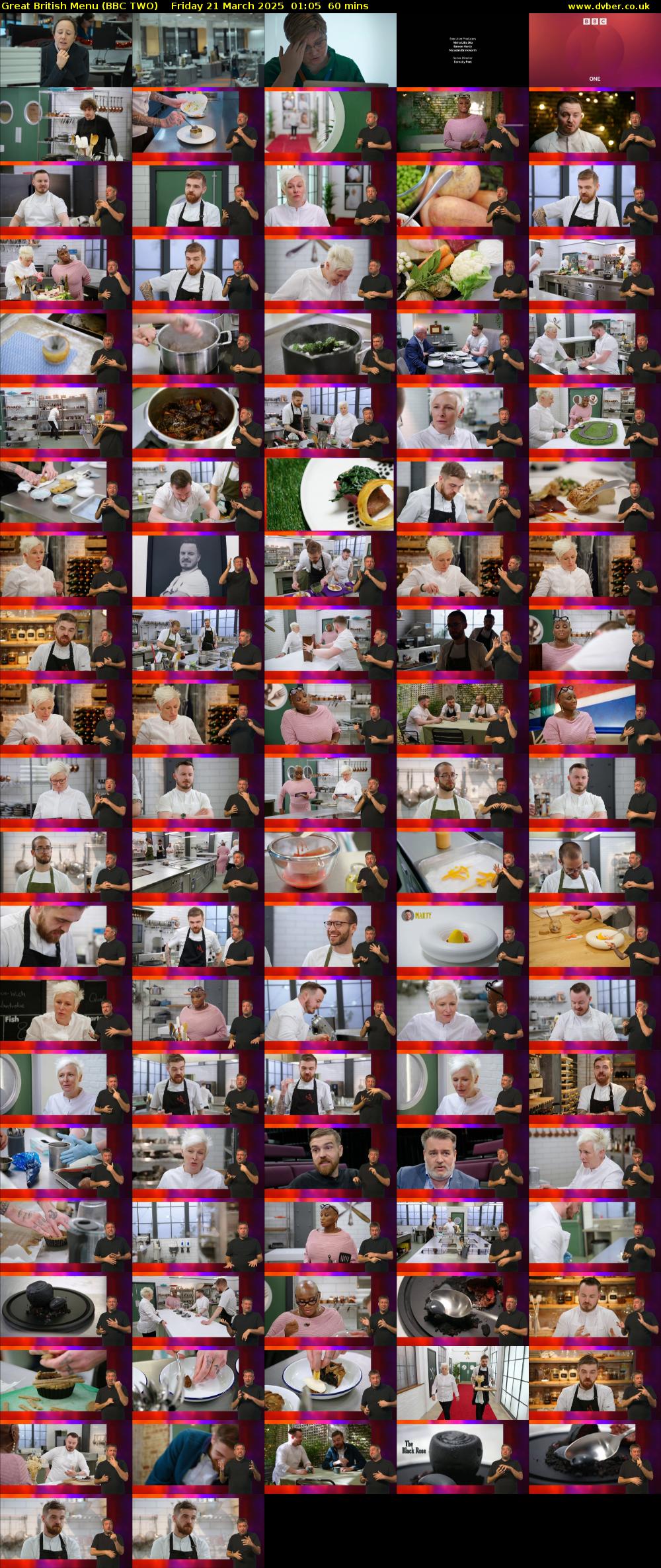 Great British Menu (BBC TWO) Friday 21 March 2025 01:05 - 02:05