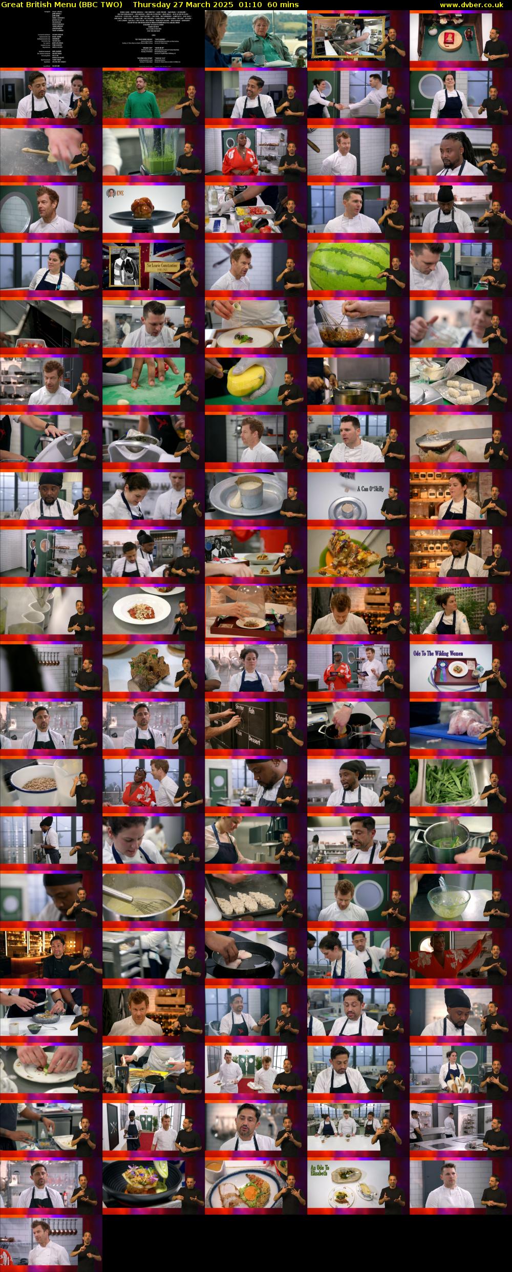 Great British Menu (BBC TWO) Thursday 27 March 2025 01:10 - 02:10