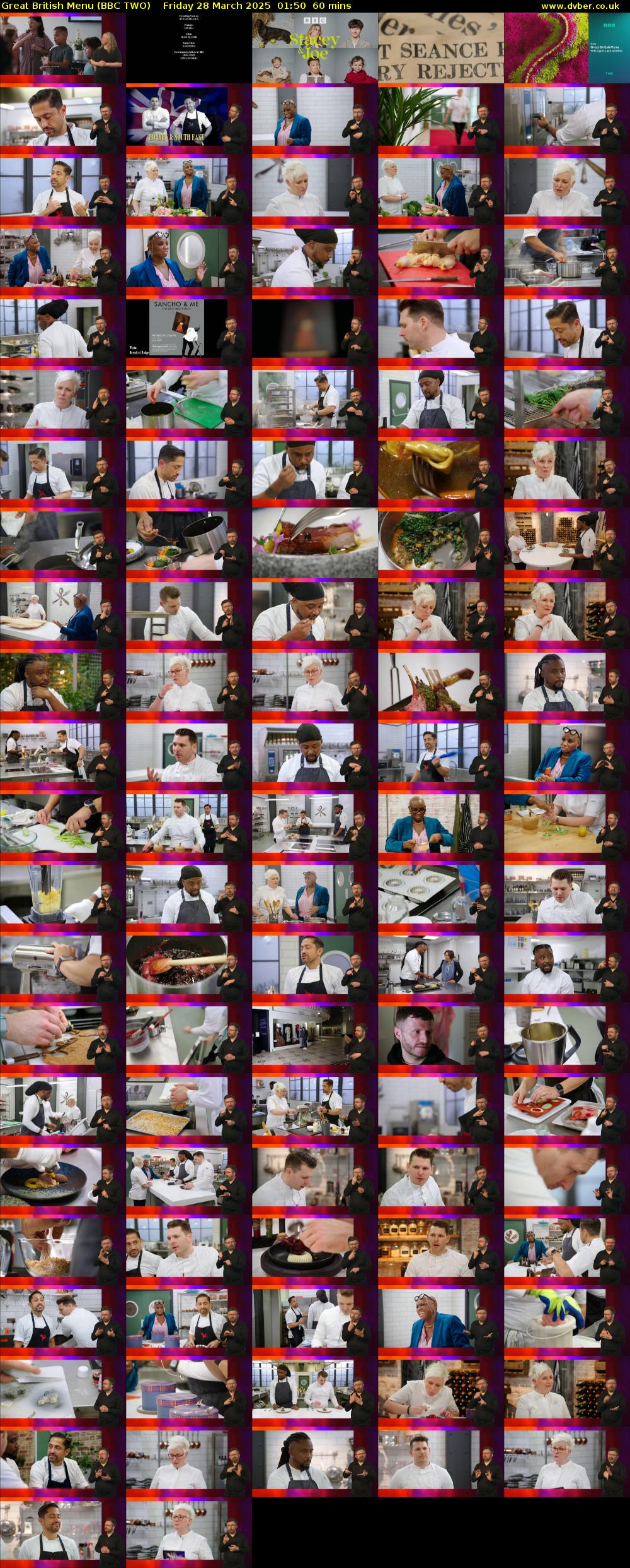 Great British Menu (BBC TWO) Friday 28 March 2025 01:50 - 02:50
