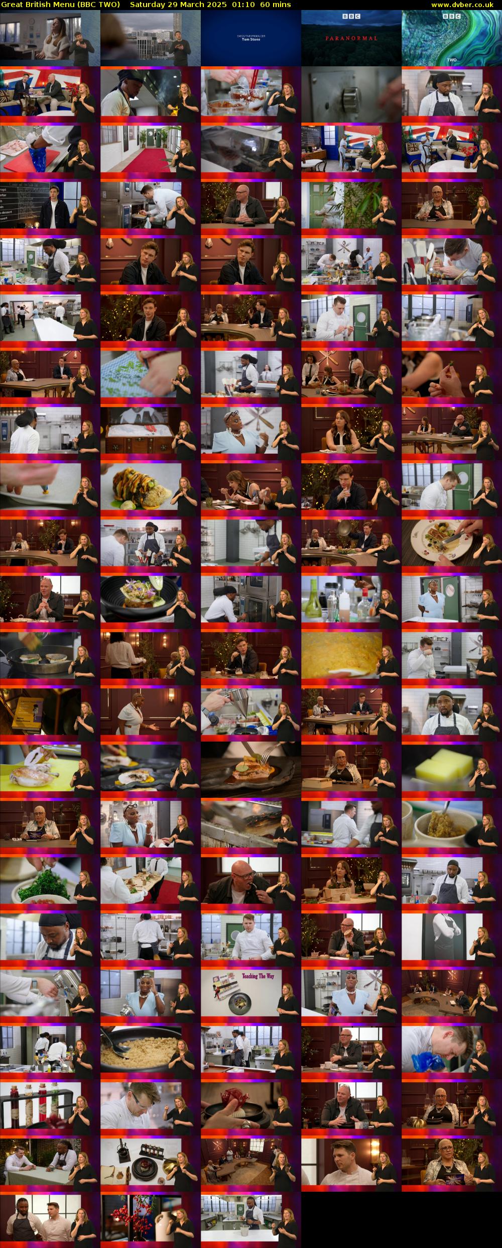Great British Menu (BBC TWO) Saturday 29 March 2025 01:10 - 02:10