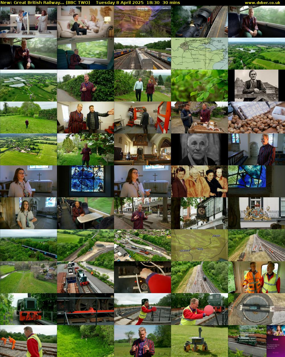 Great British Railway... (BBC TWO) Tuesday 8 April 2025 18:30 - 19:00
