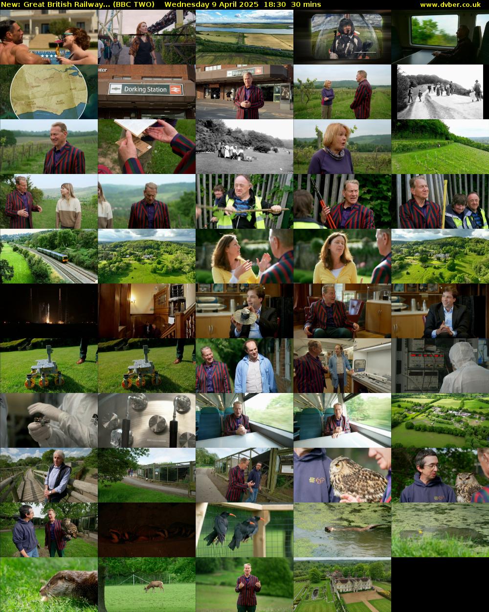 Great British Railway... (BBC TWO) Wednesday 9 April 2025 18:30 - 19:00