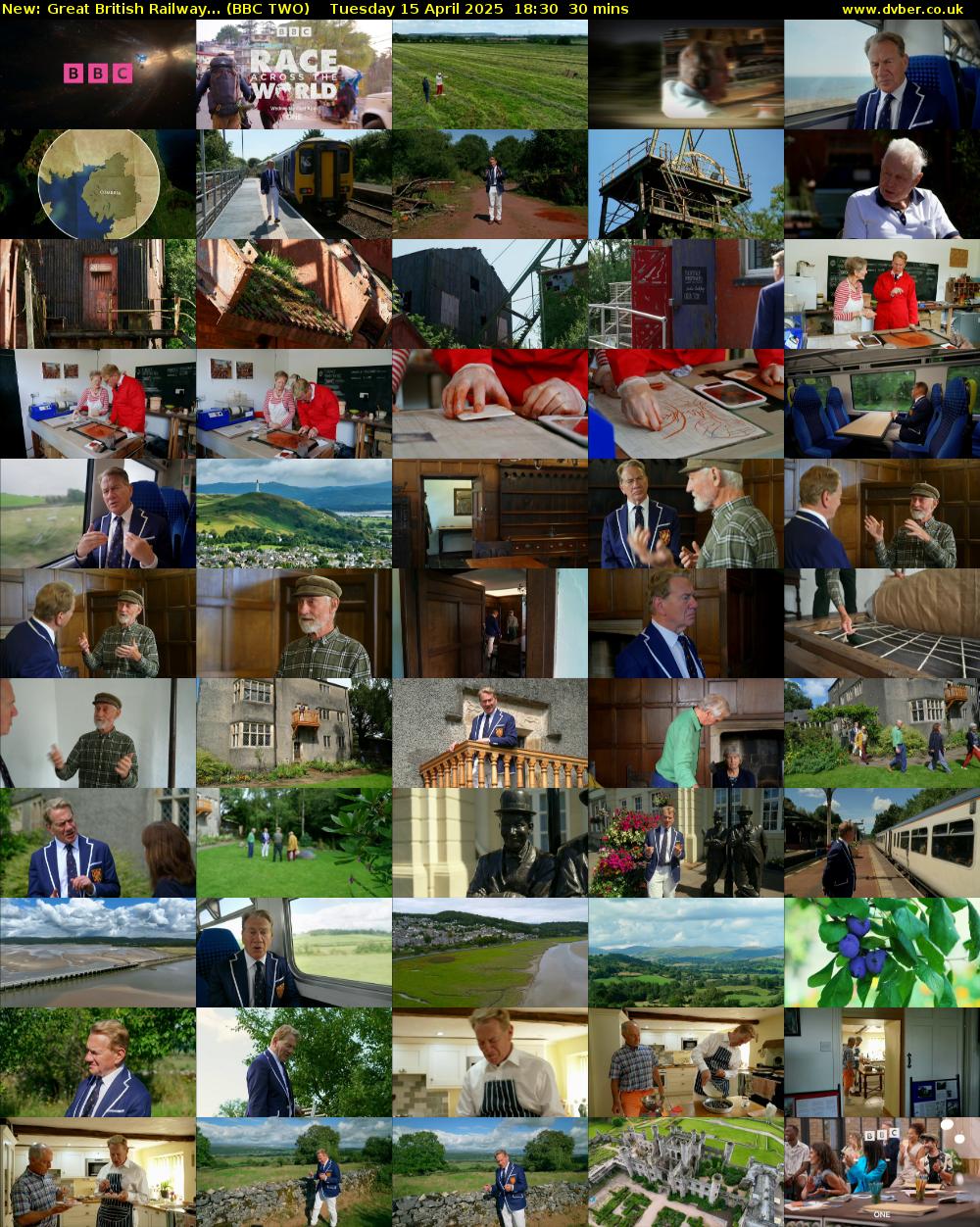 Great British Railway... (BBC TWO) Tuesday 15 April 2025 18:30 - 19:00
