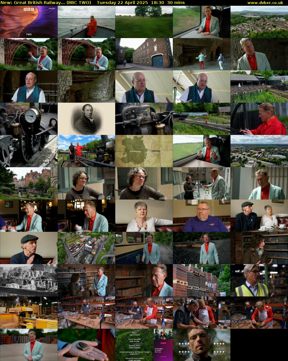 Great British Railway... (BBC TWO) Tuesday 22 April 2025 18:30 - 19:00