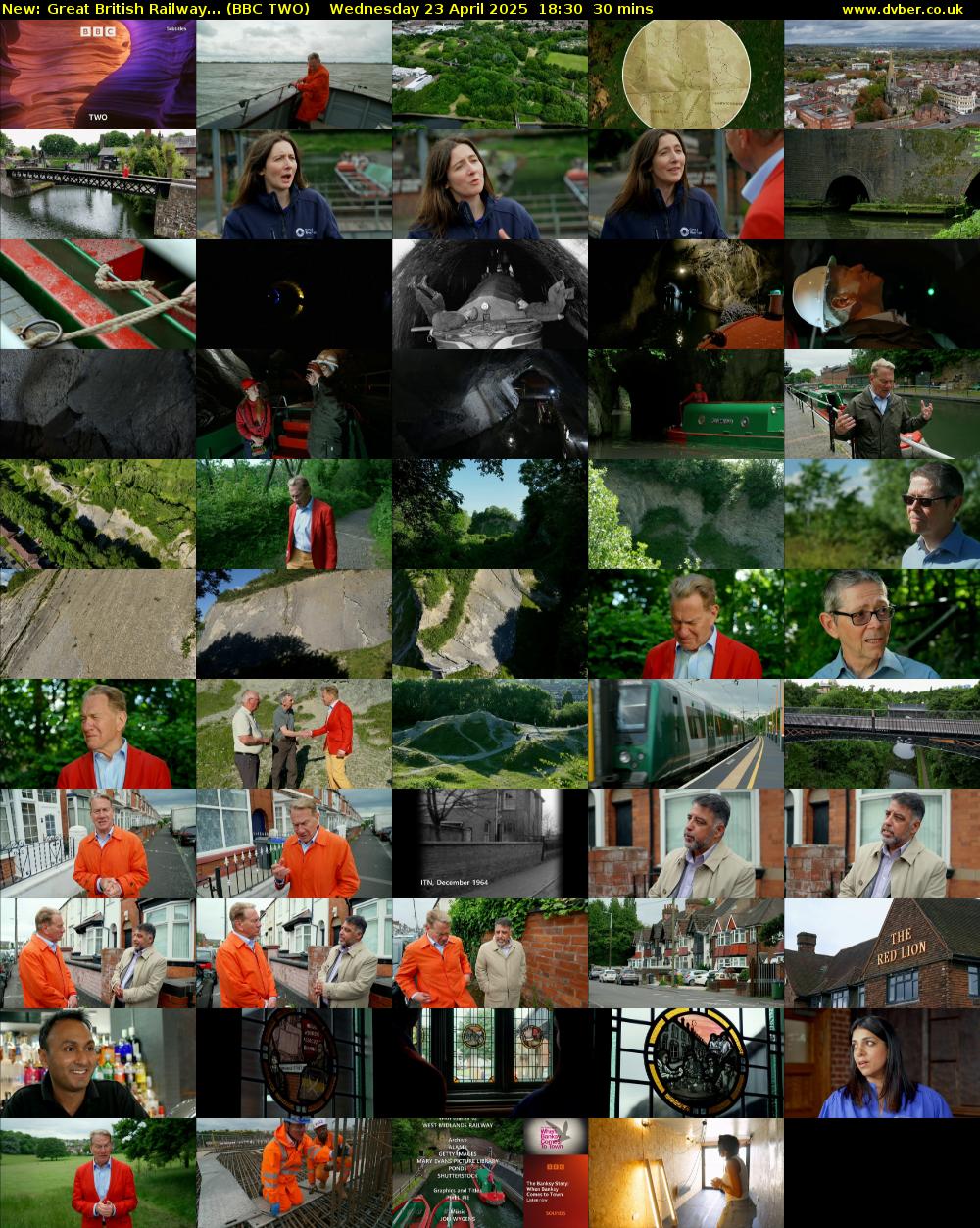 Great British Railway... (BBC TWO) Wednesday 23 April 2025 18:30 - 19:00