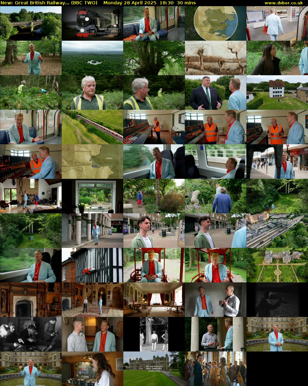 Great British Railway... (BBC TWO) Monday 28 April 2025 18:30 - 19:00
