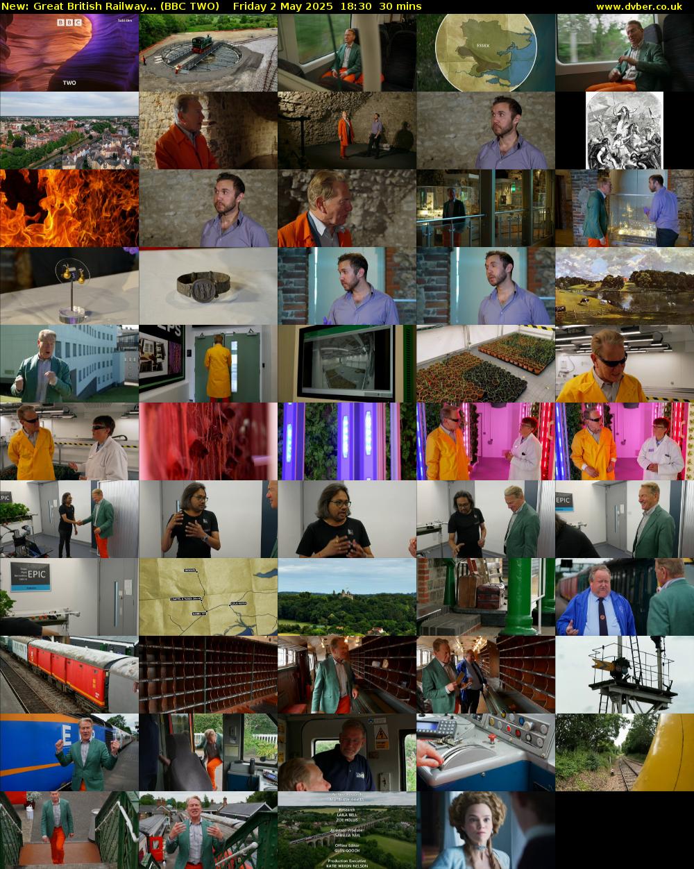 Great British Railway... (BBC TWO) Friday 2 May 2025 18:30 - 19:00