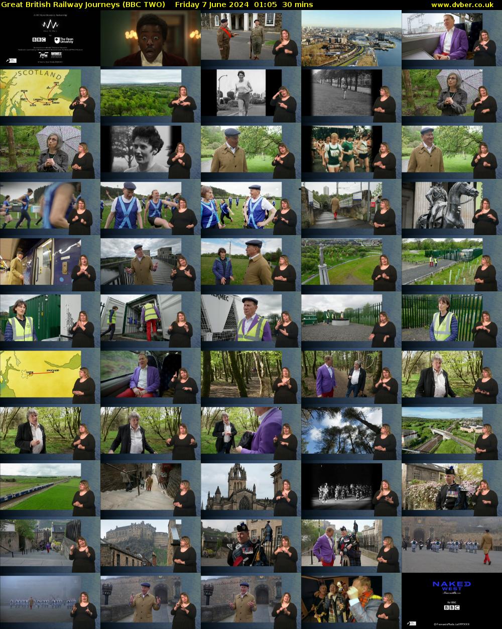 Great British Railway Journeys (BBC TWO) Friday 7 June 2024 01:05 - 01:35